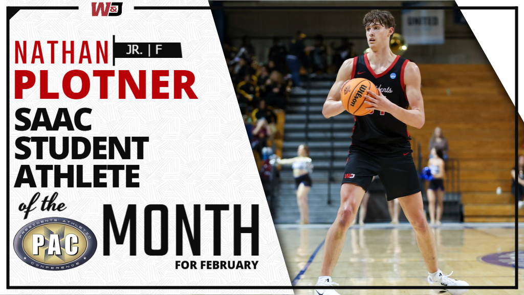 Nathan Plotner PAC SAAC Athlete of the Month Feb. 2026