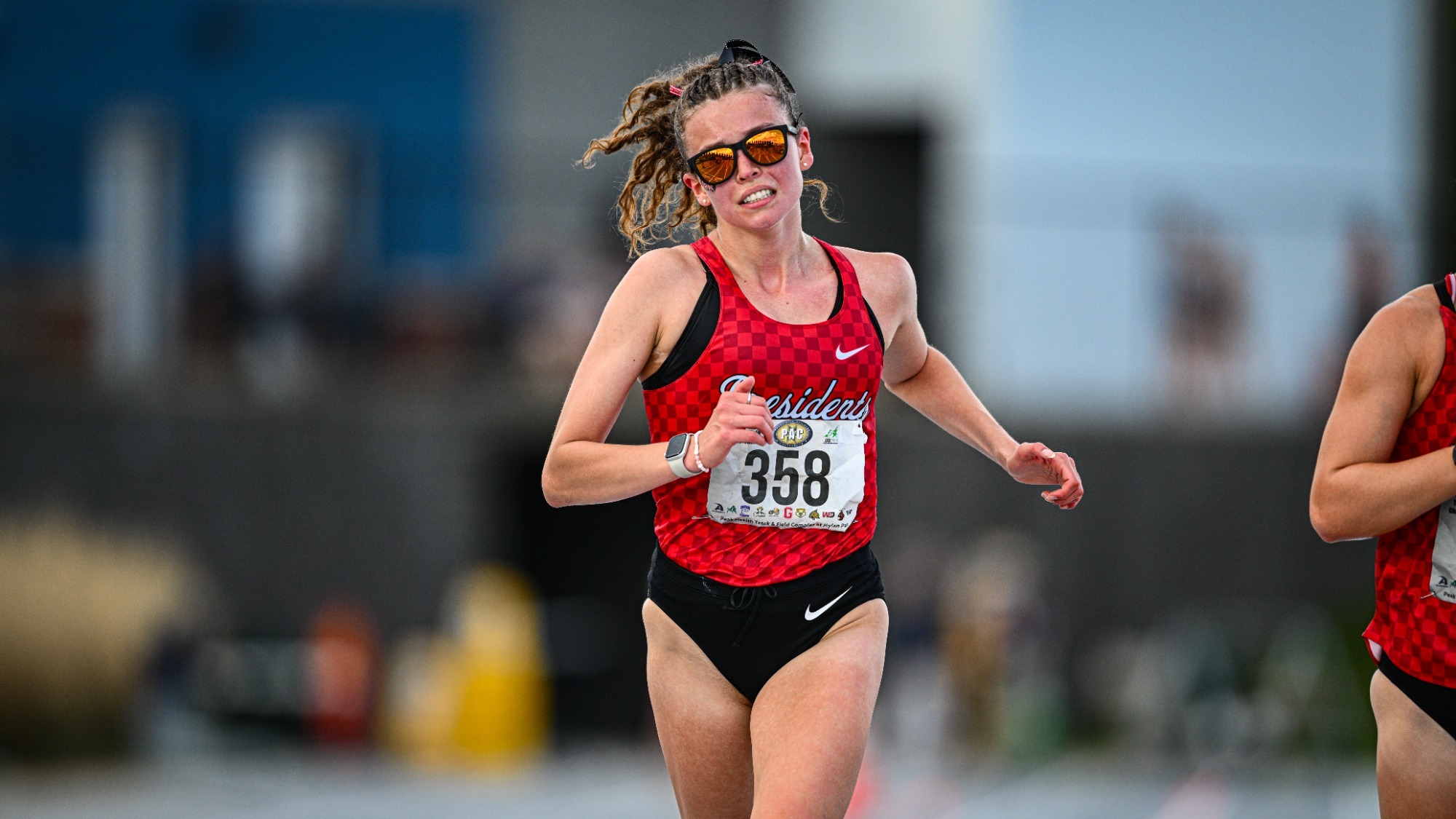 Claire Anderson at the 2025 Outdoor PAC Championships