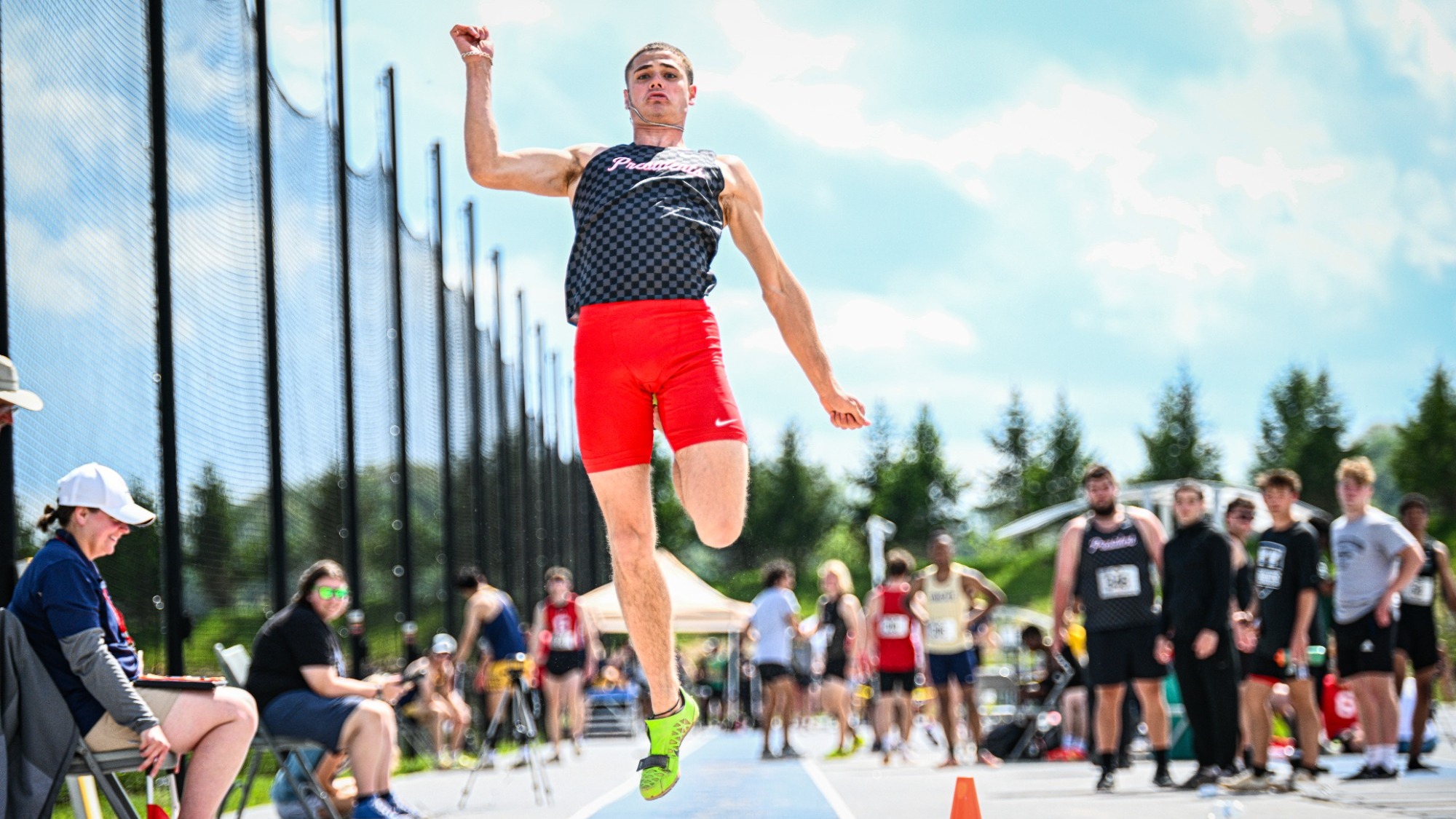 Nick DeSanto at the 2025 PAC Outdoor Championships