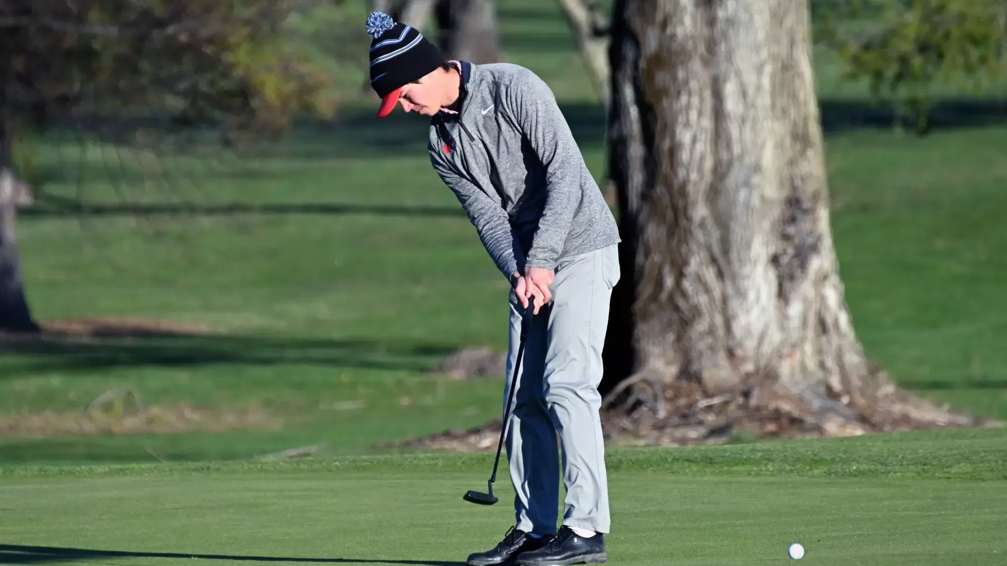 Men's Golf Action Photo from PS-Altoona