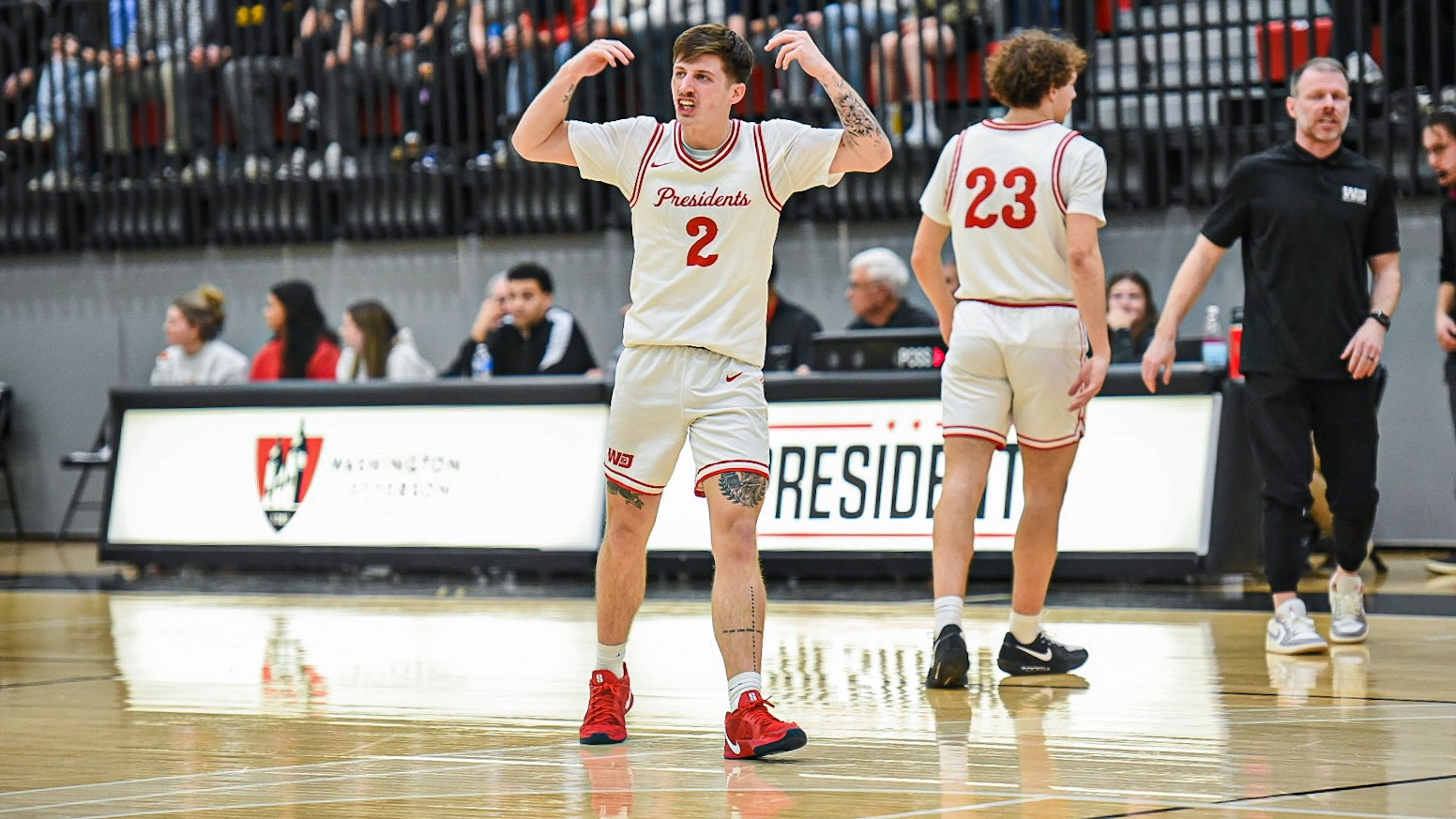 Matthew Carte Action Shot during the 2025-26 PAC Championship against Westminster