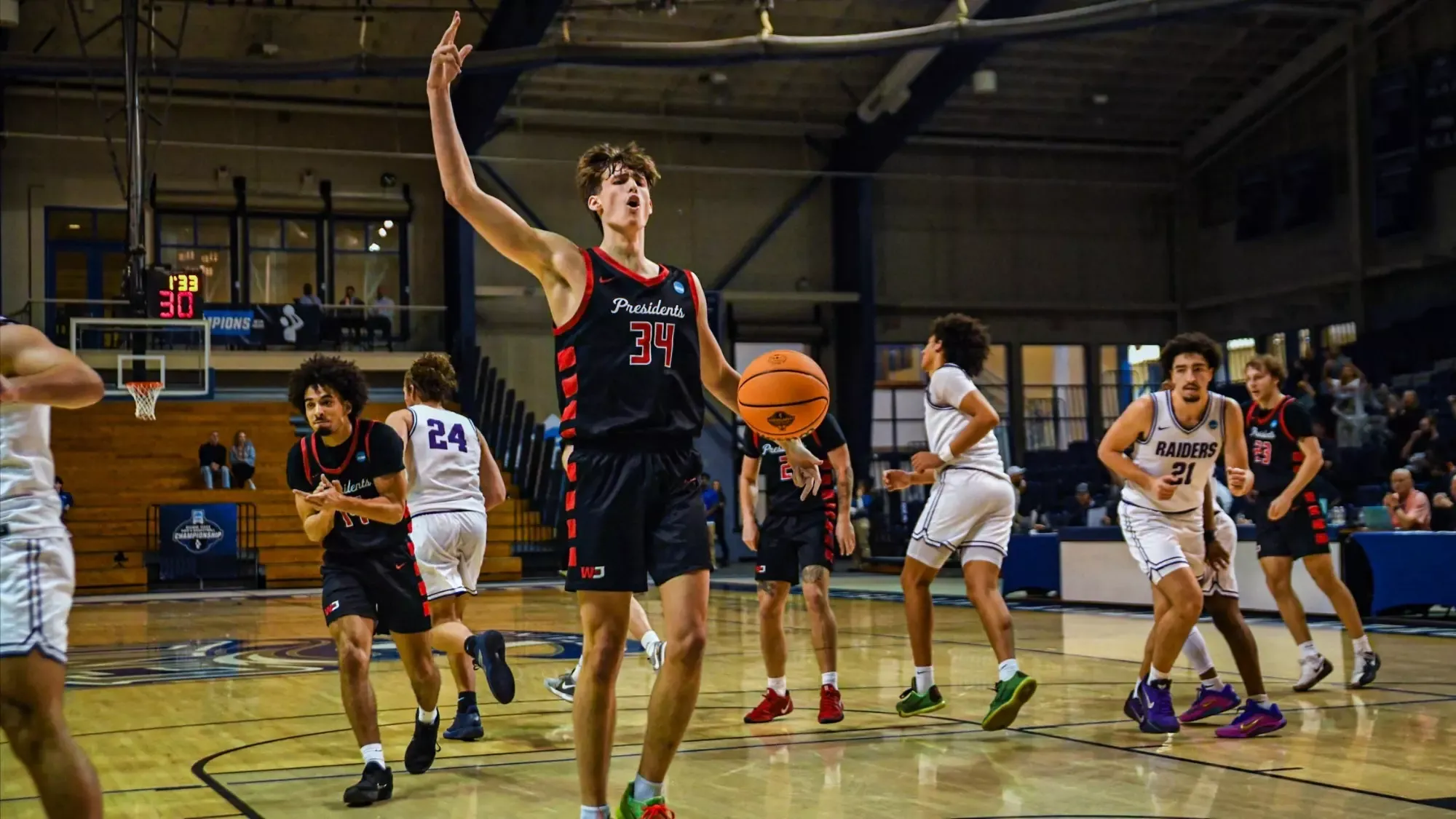 Nathan Plotner in the NCAA First Round Game against Mount Union