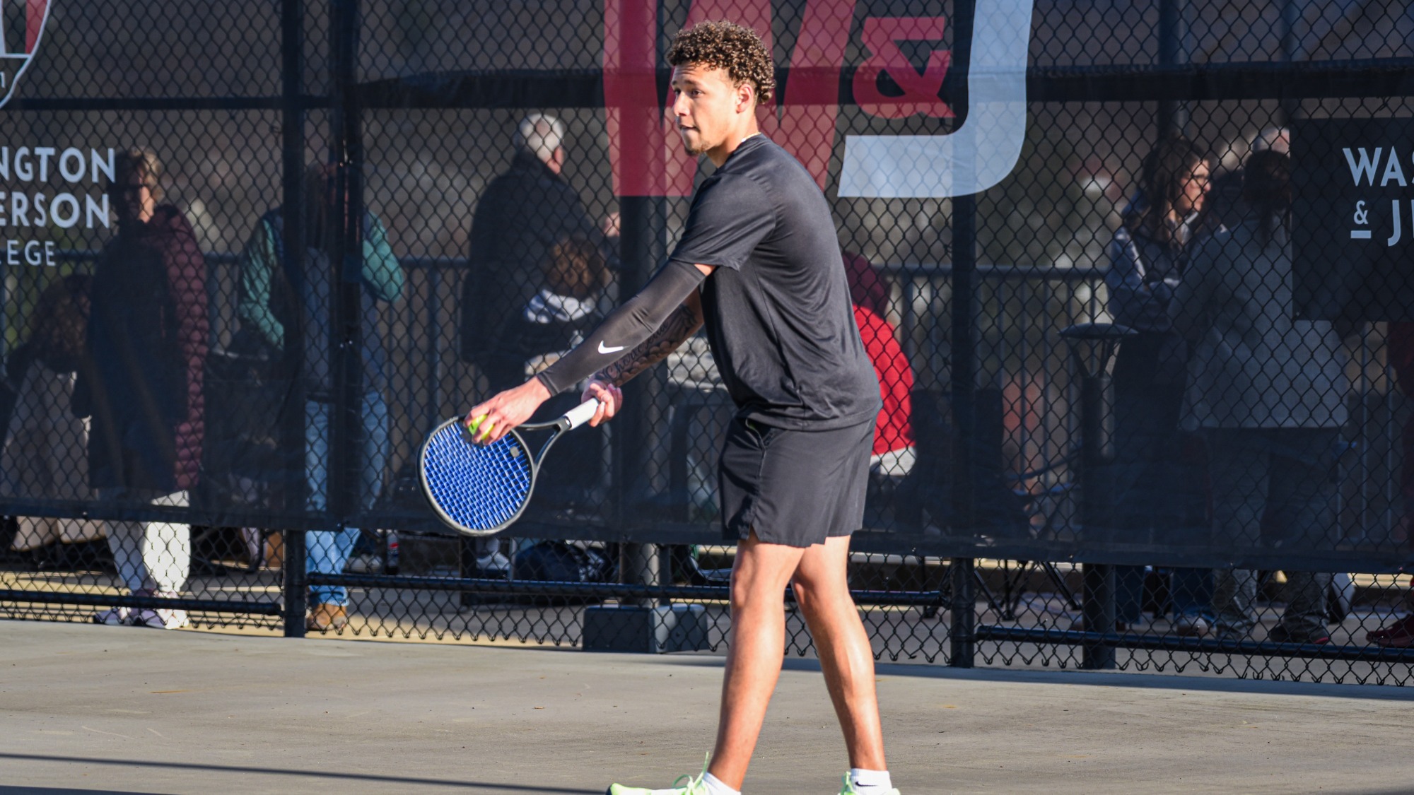 Nate Clarke Action Shot vs Westminster