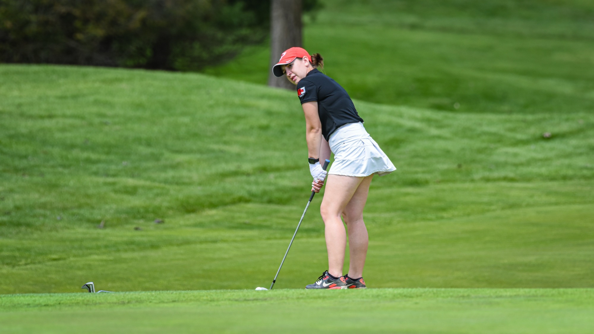 Mackenzie Schmeltz action shot at the 2026 Rossin Invitational