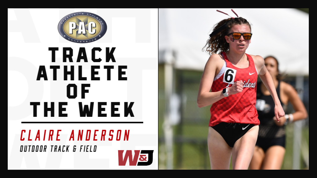 Claire Anderson Track Athlete of the Week (4/14/26)