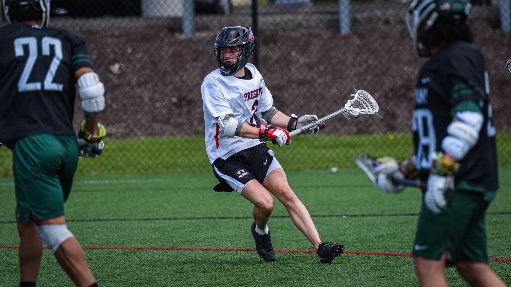 Braden Petrarco Action Shot vs Bethany on Senior Day SR 1