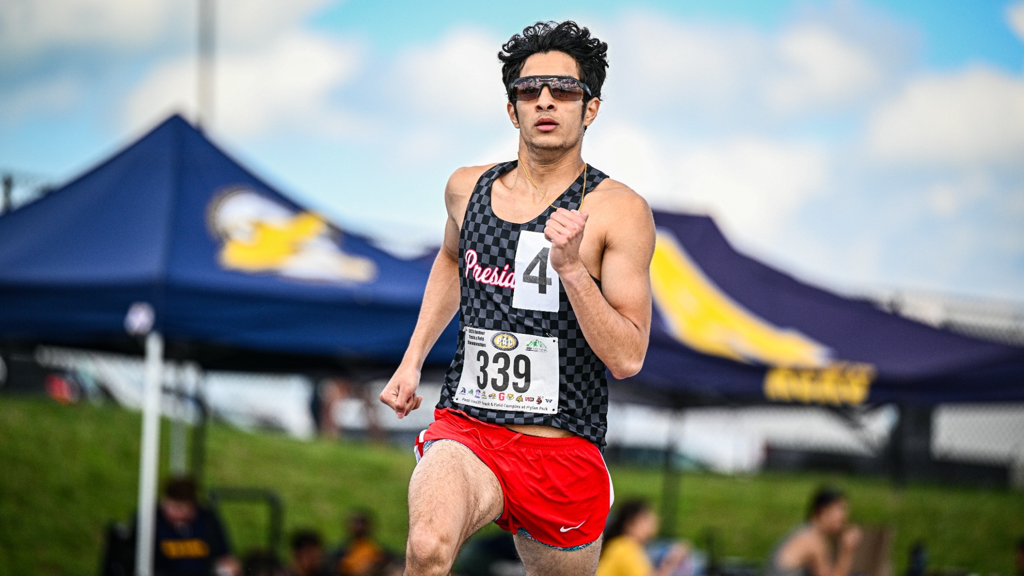 Anand Karamcheti at 2025 PAC Outdoor Championships