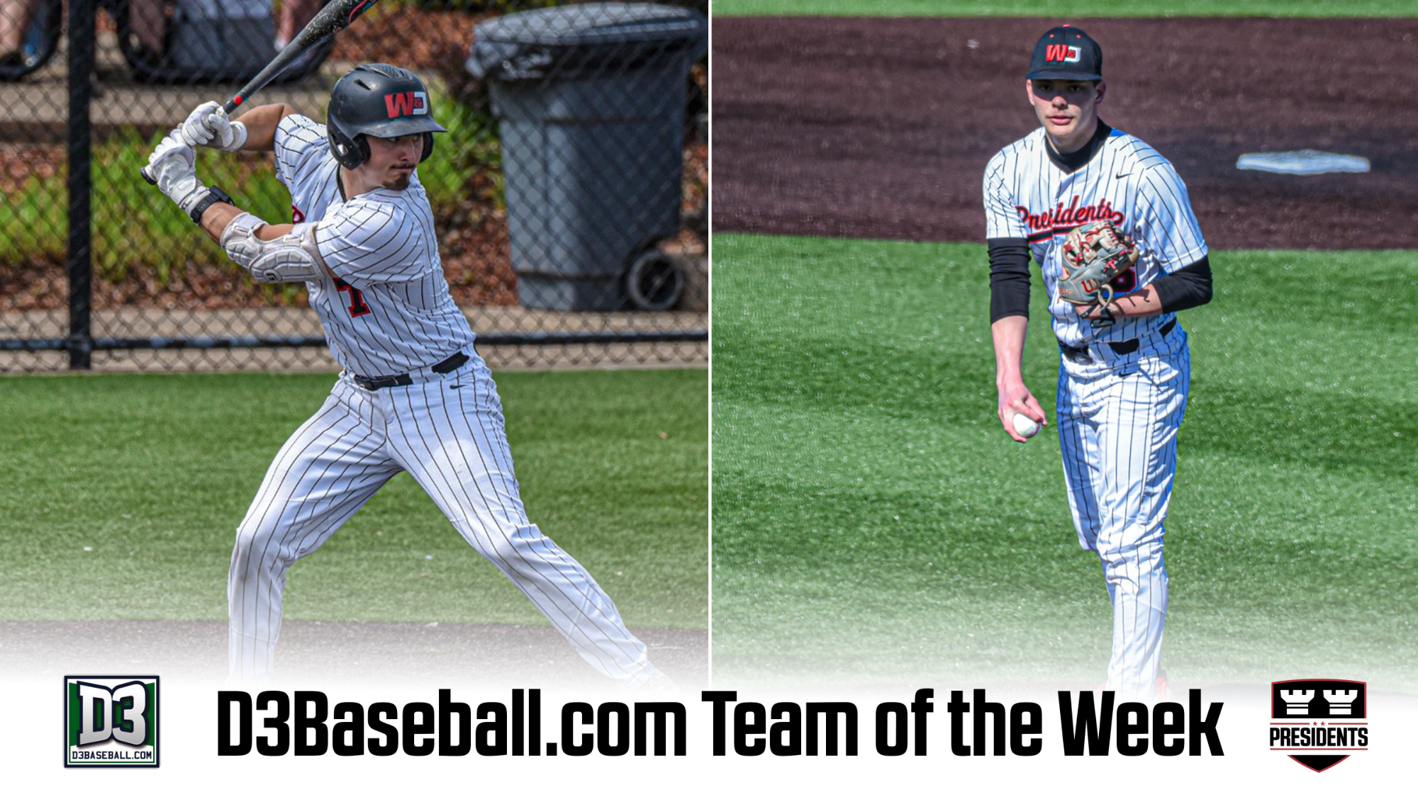 Luke Alvarez and Brendan Cruz D3baseball.com Team of the Week (4/29/26)