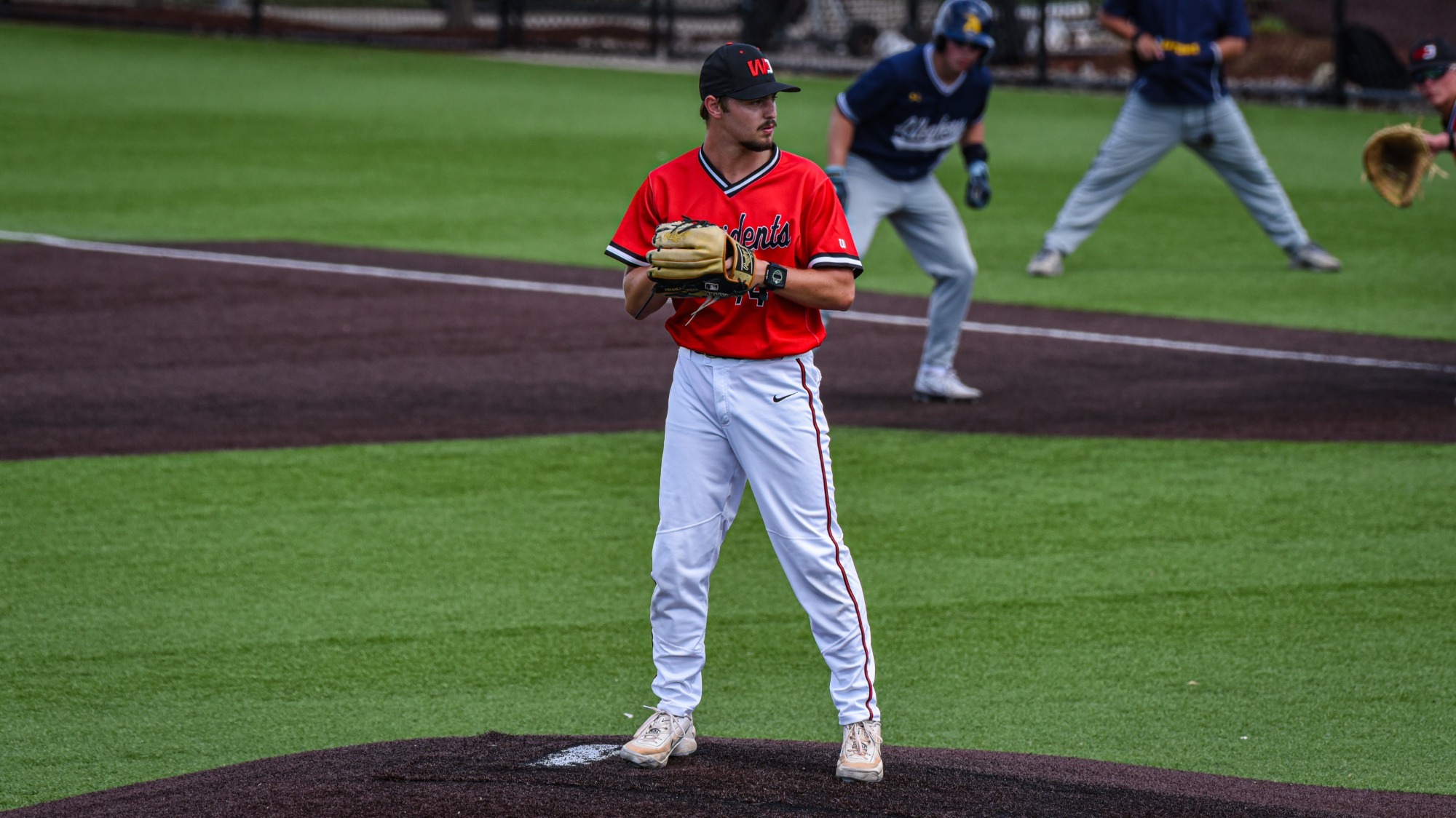Brady Dojonovic pitching vs Allegheny 
