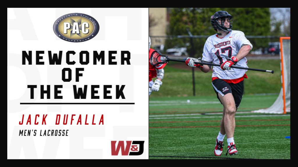Jack Dufalla PAC Newcomer of the Week 4/6/26