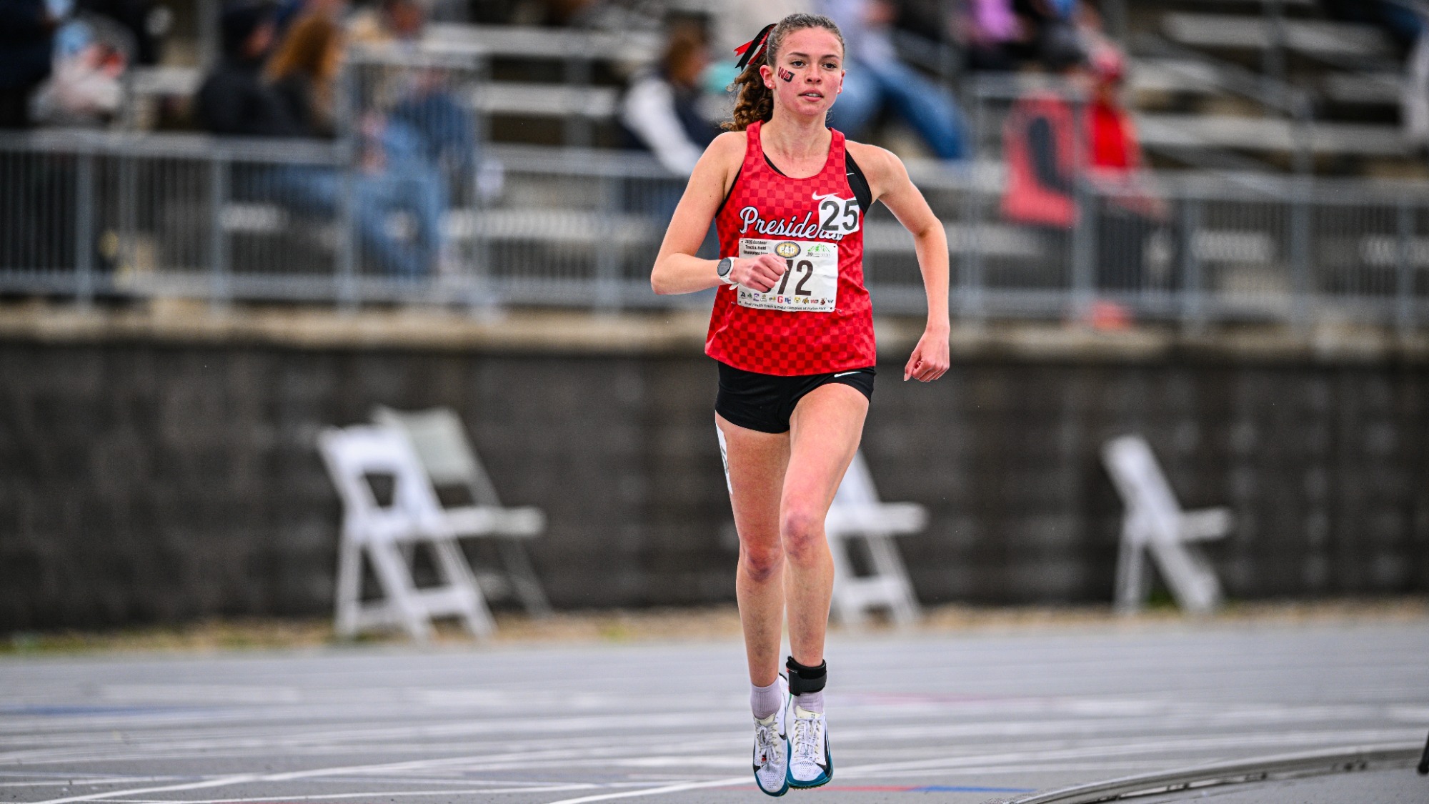 Claire Anderson Action Shot at the 2026 PAC Outdoor Championships Hayes