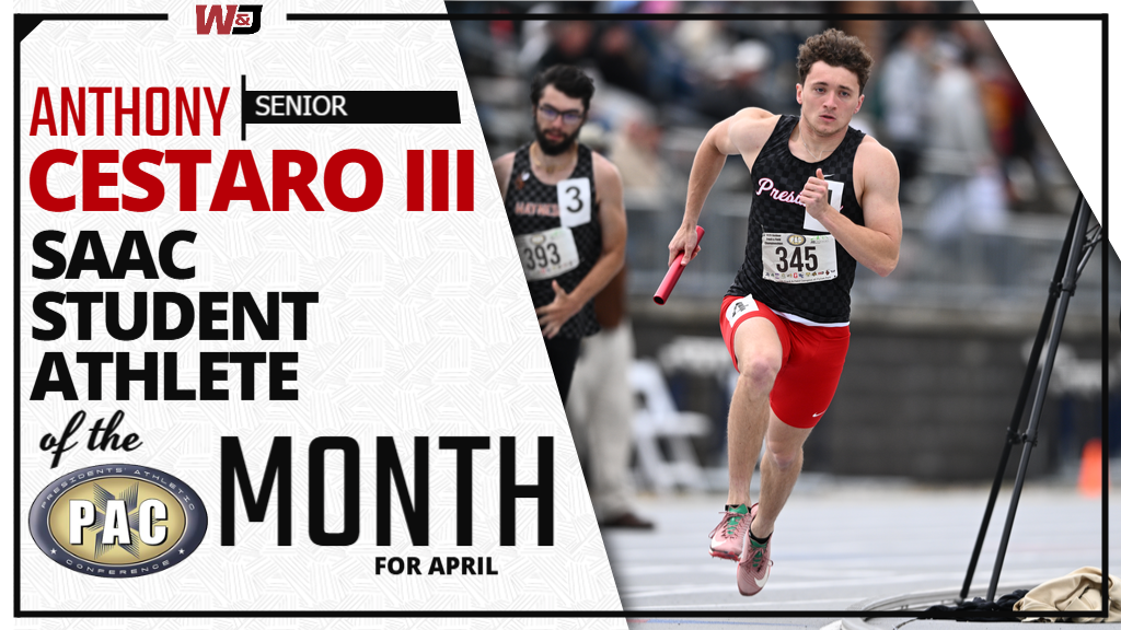 Anthony Cestaro III PAC April SAAC Athlete of the Month