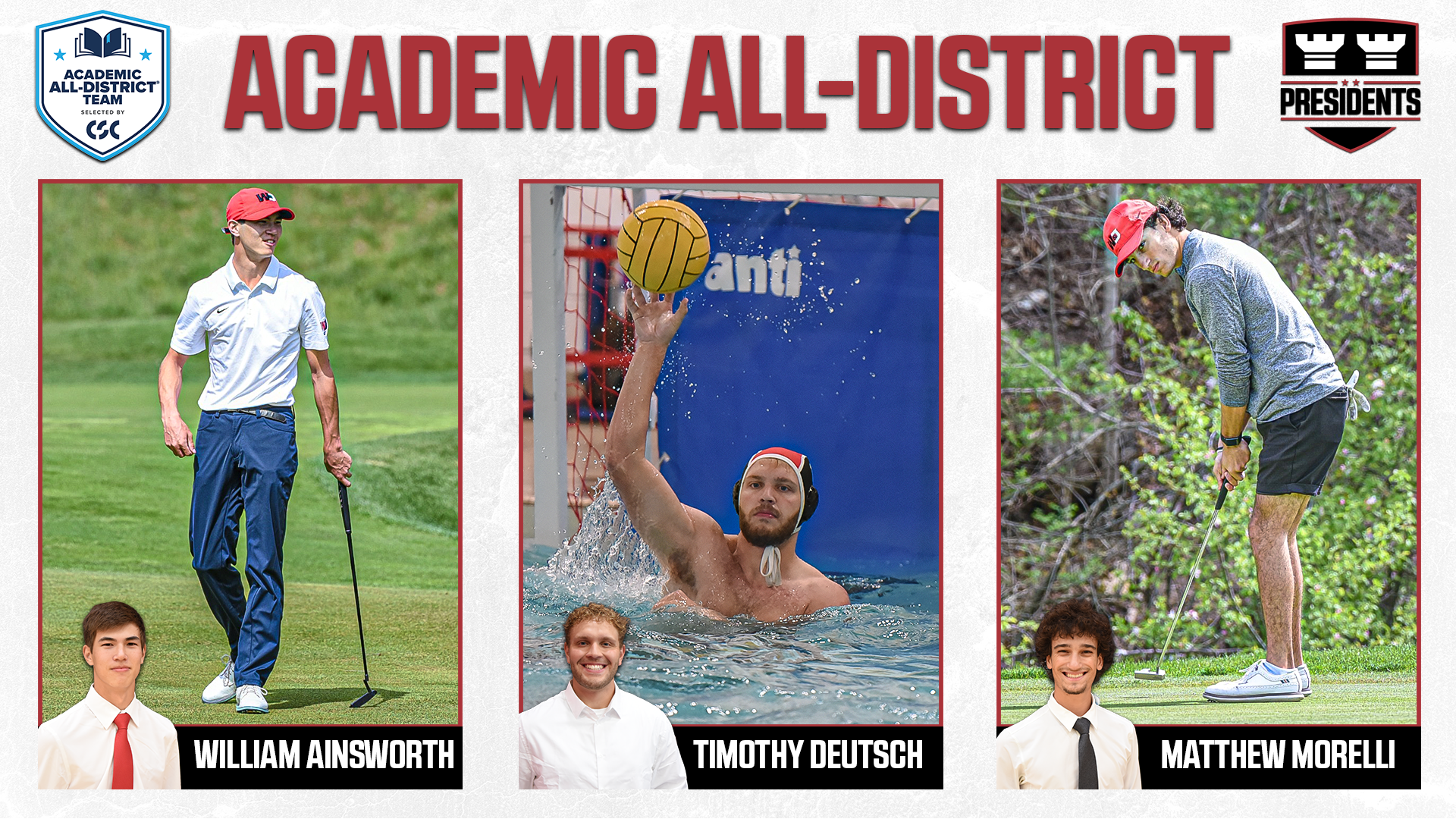 CSC Academic All-District At-Large Men's Graphic