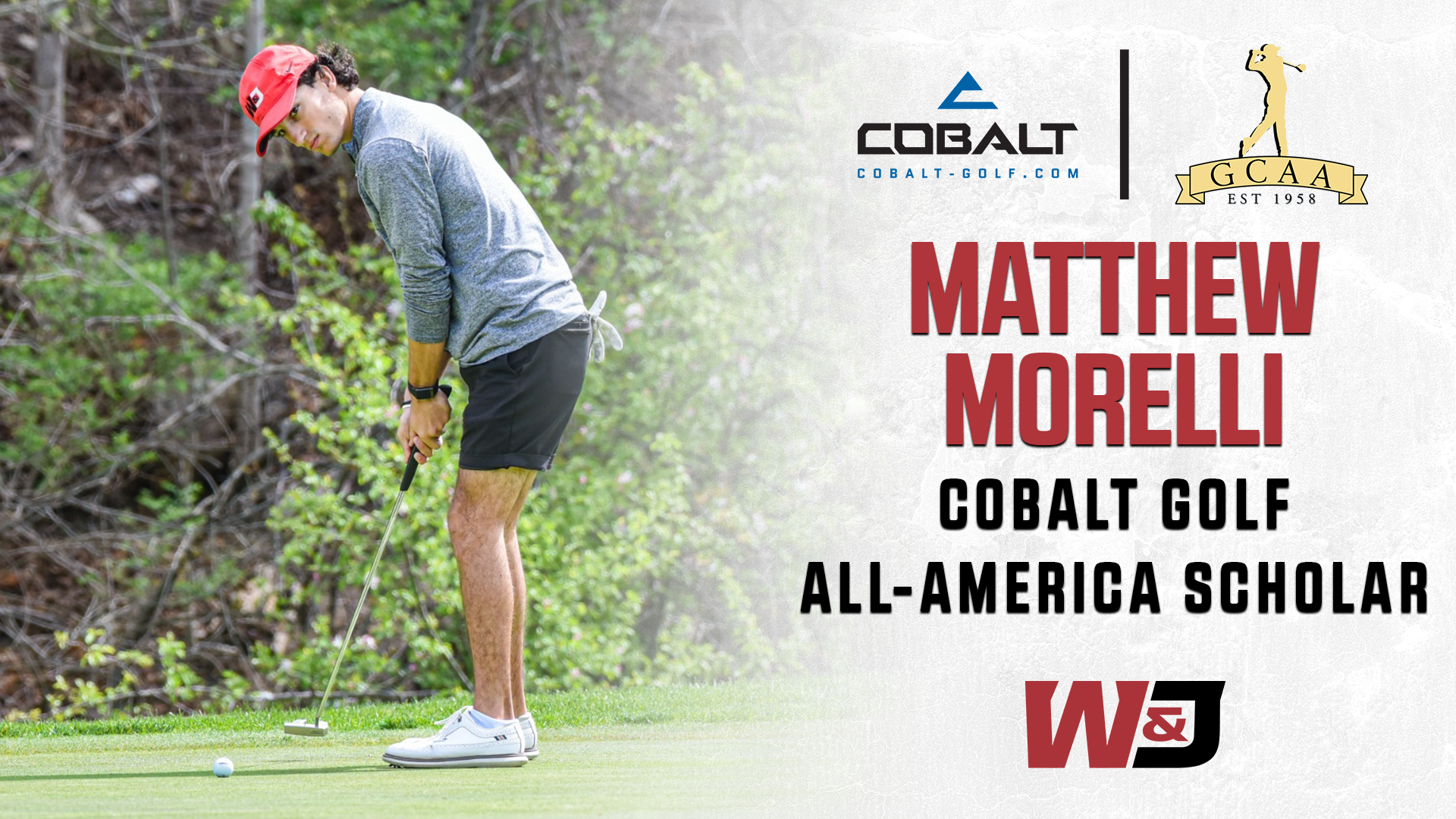 Matthew Morelli Cobalt GCAA All-America Scholars