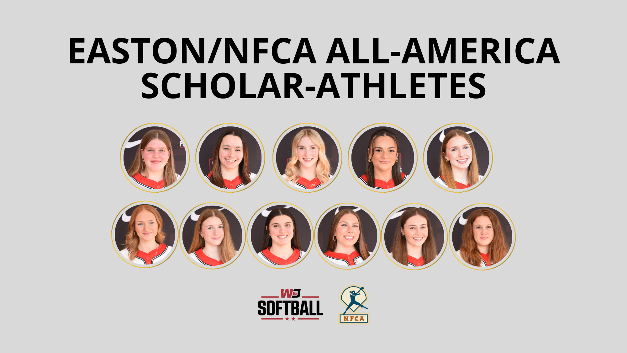 2025-26 NFCA Scholar Athletes