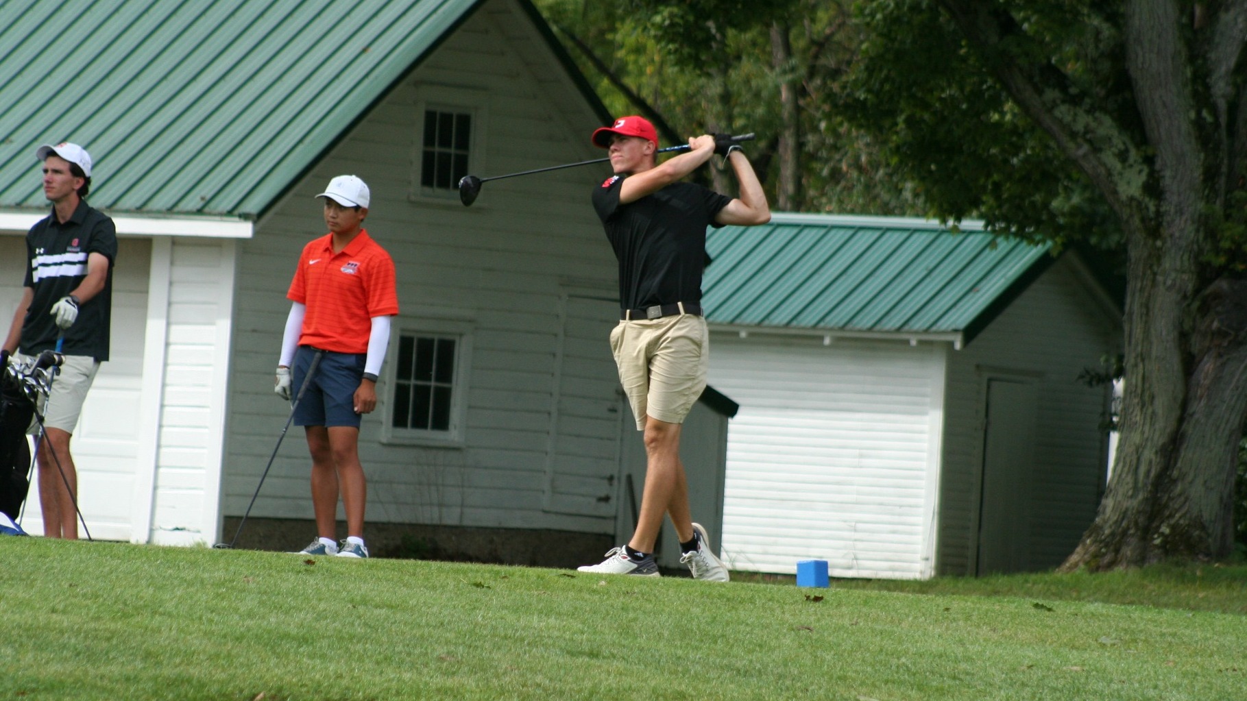 Men's Golf Action Shot