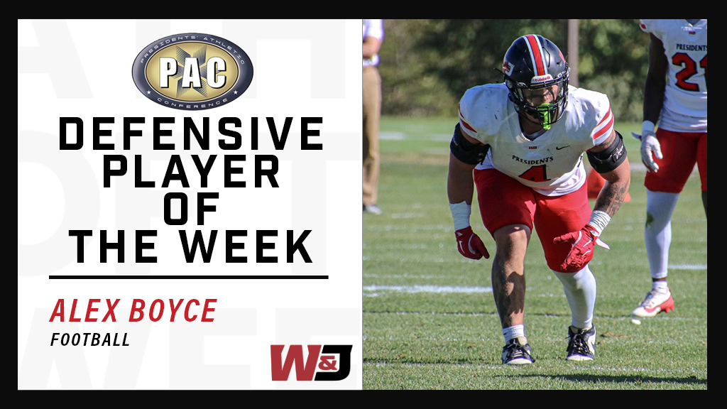 Alex Boyce Defensive Player of the Week (9/14/26)