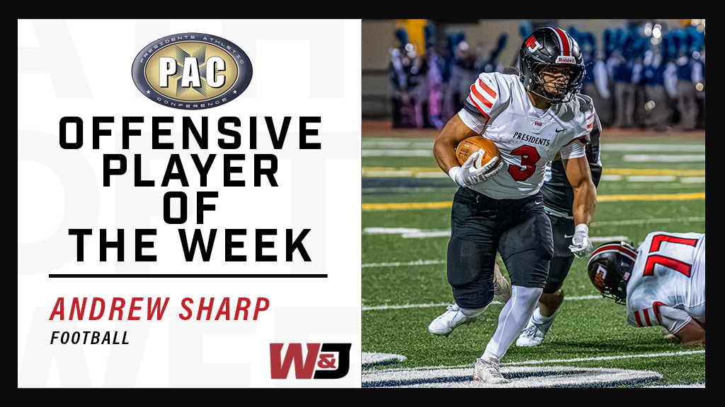 Andrew Sharp PAC Offensive Player of the Week 9/28/26
