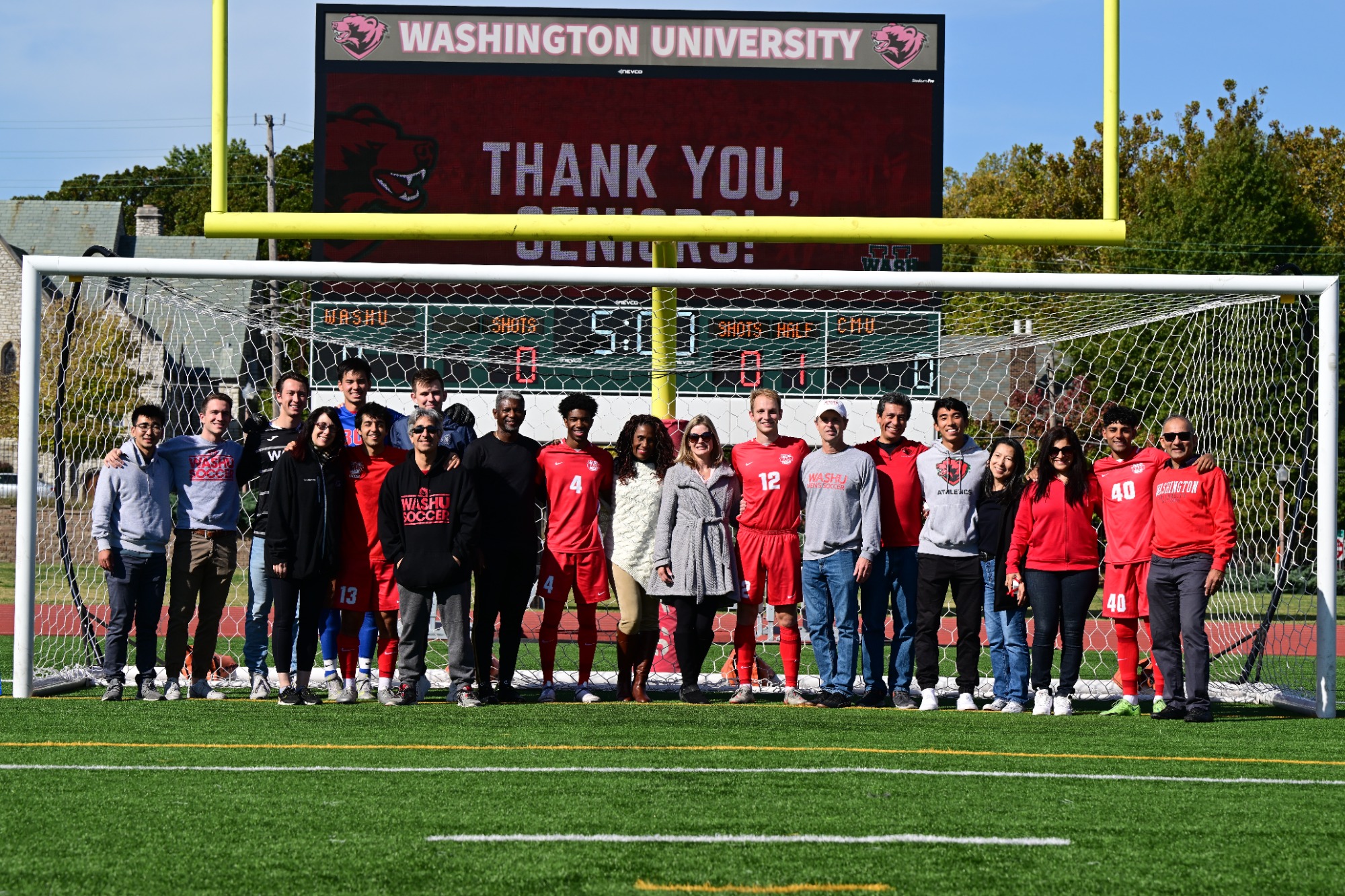 Men's Soccer Defeats No. 14 Carnegie Mellon 21 on Senior Day