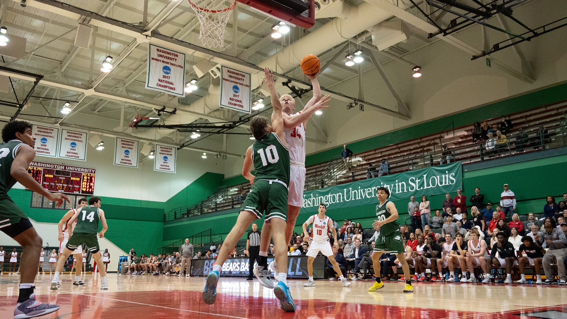 No. 22 Men's Basketball Edges Babson in Overtime Thriller Washington