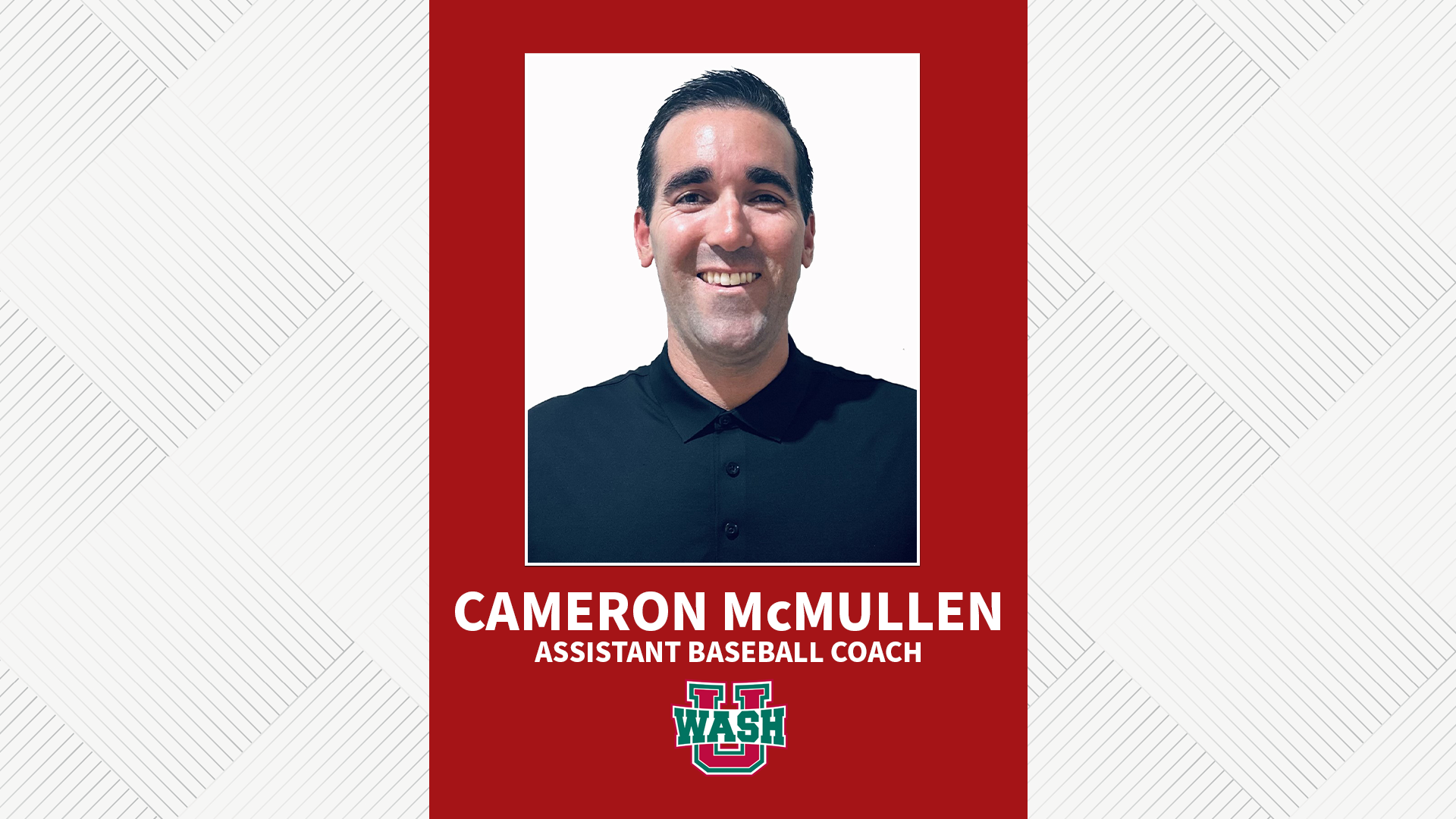 McMullen Tabbed as Assistant Baseball Coach Washington University in