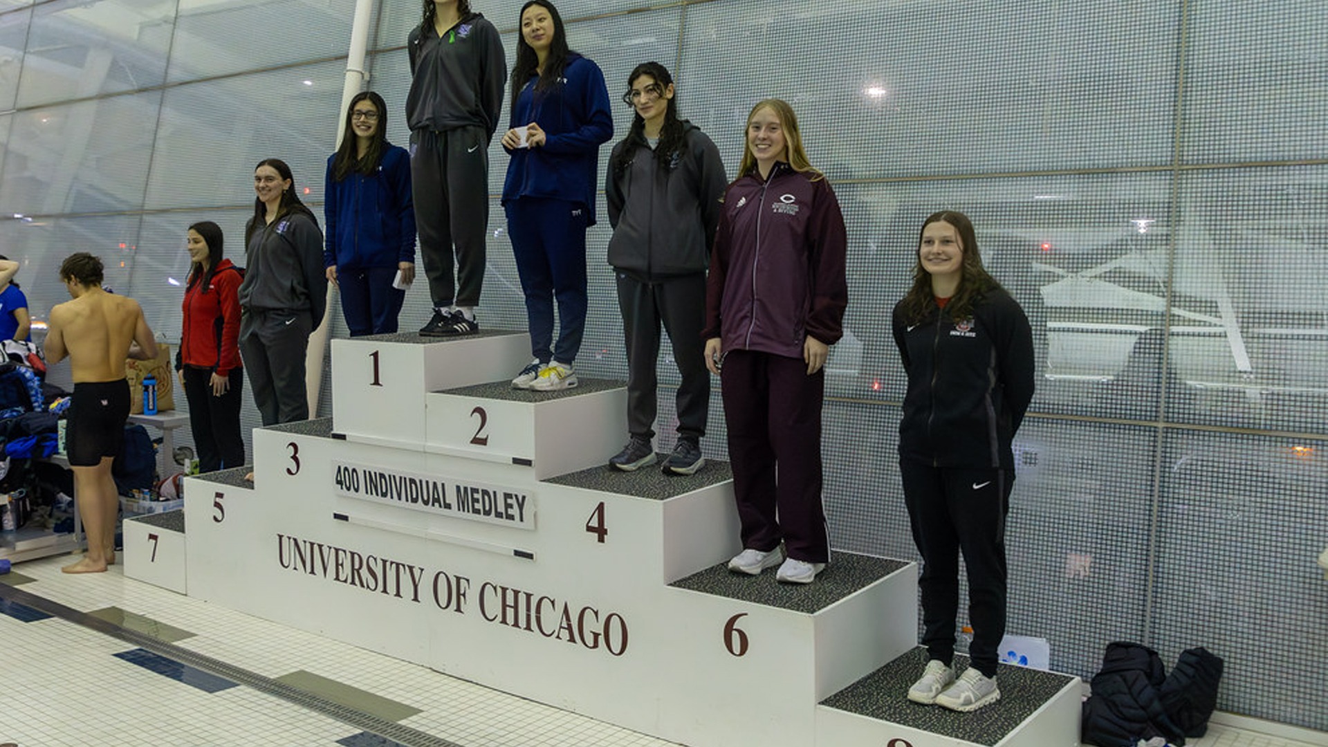2026 women 400 IM podium
