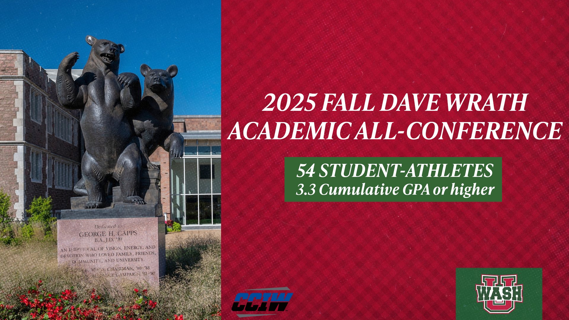 2026 CCIW All-Academic