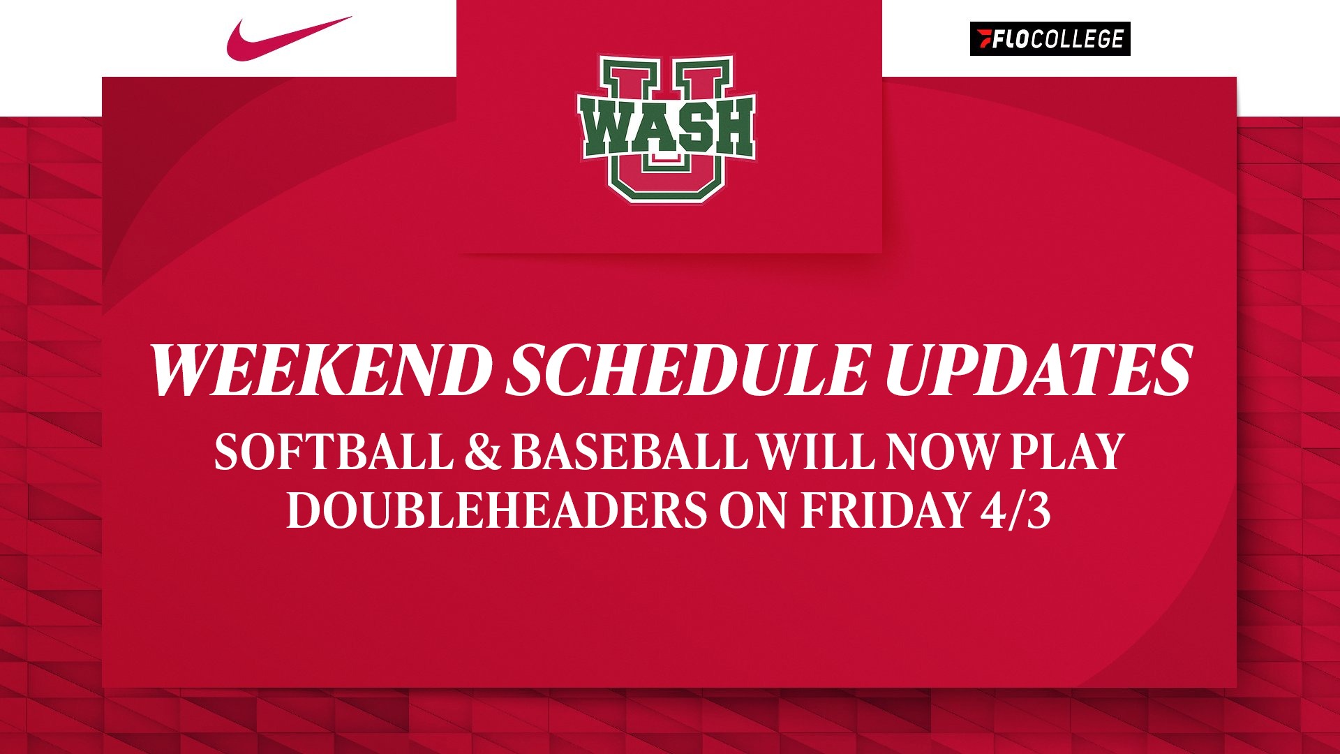 SB and BB Schedule updates 4.3.26