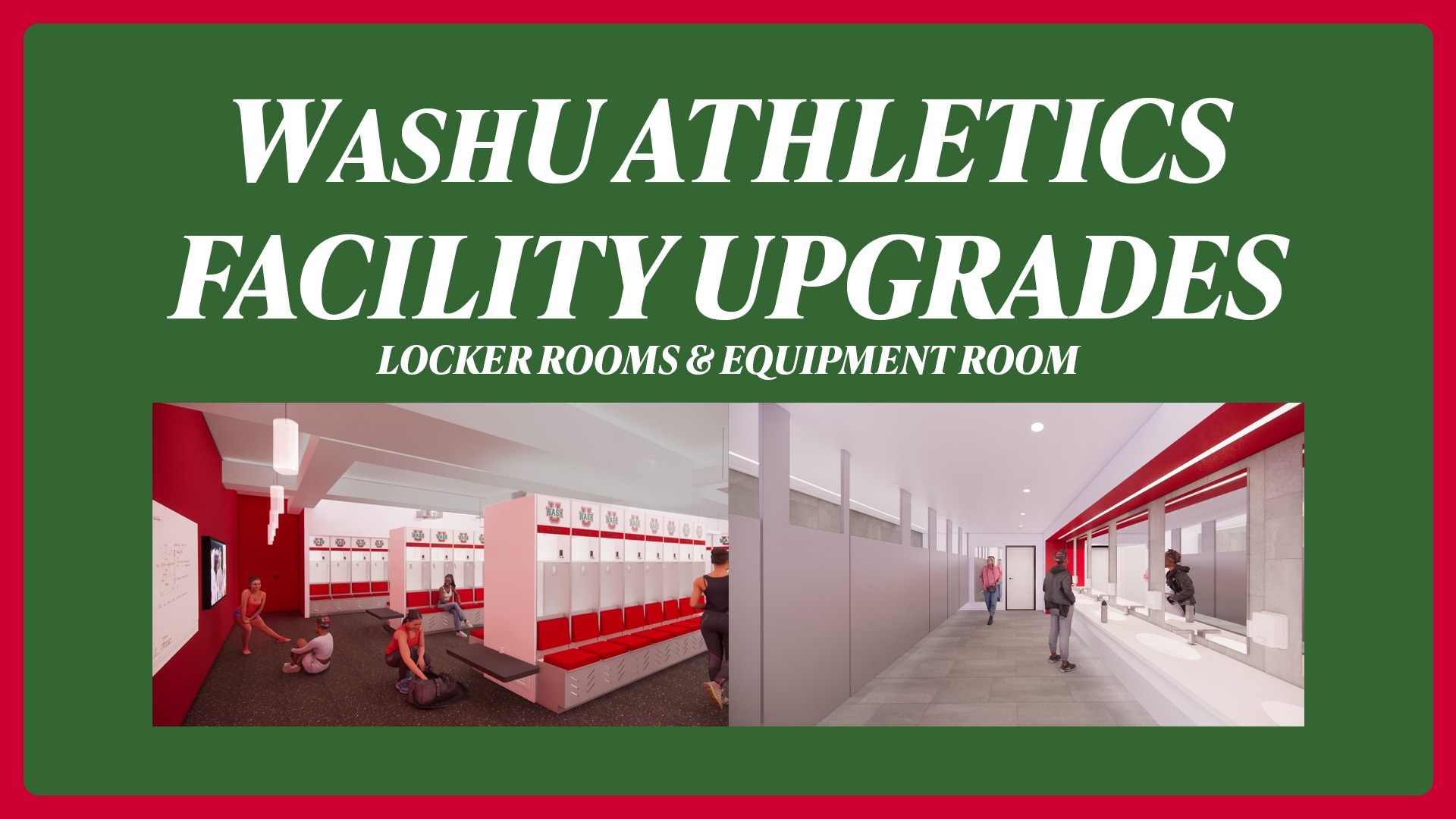 Locker room and equipment room upgrades 2026