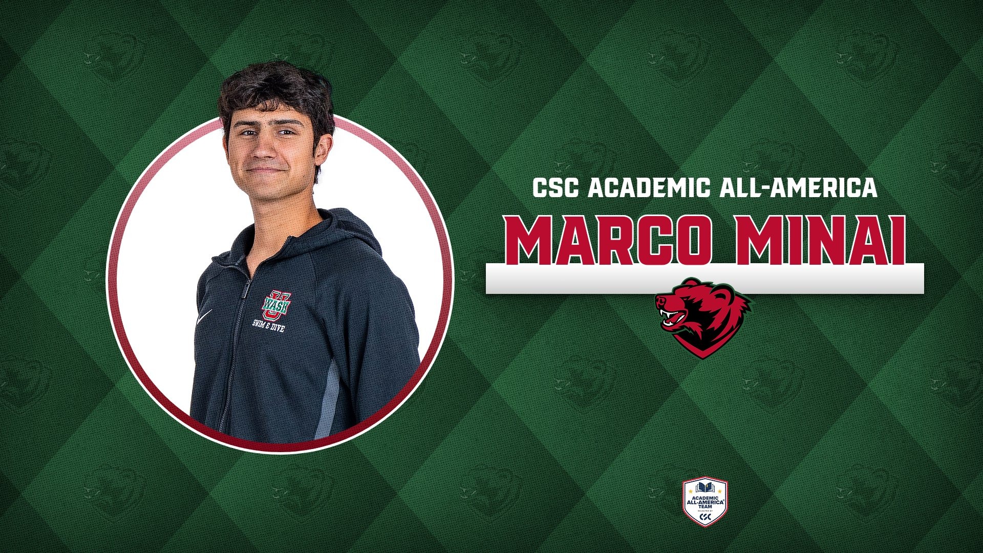 Marco Minai - 2026 Academic All-America