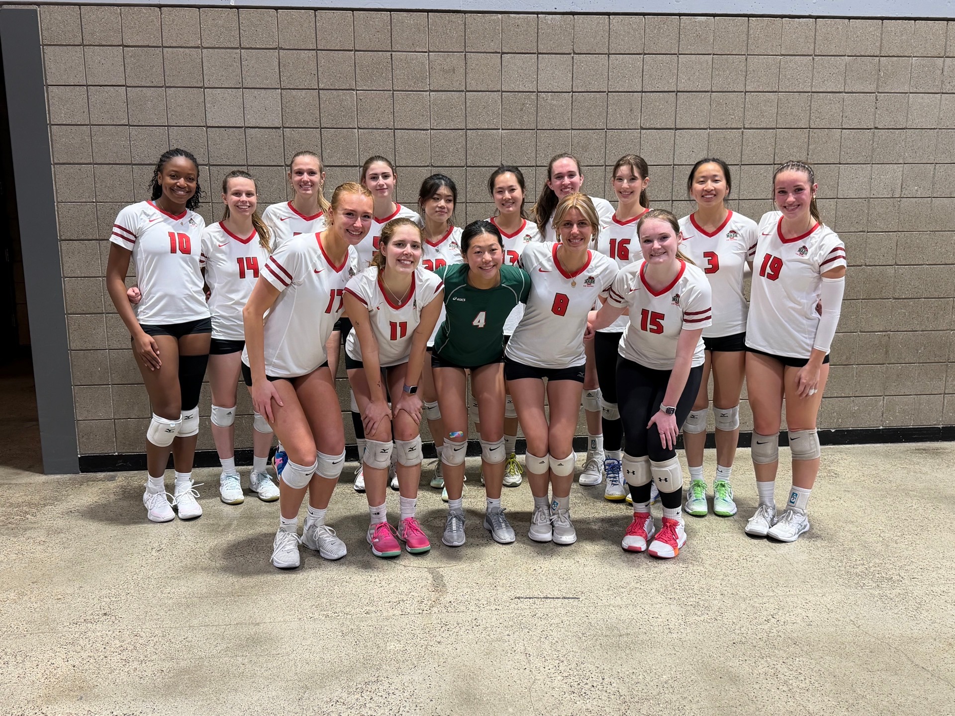 Club Women's Volleyball Team Photo