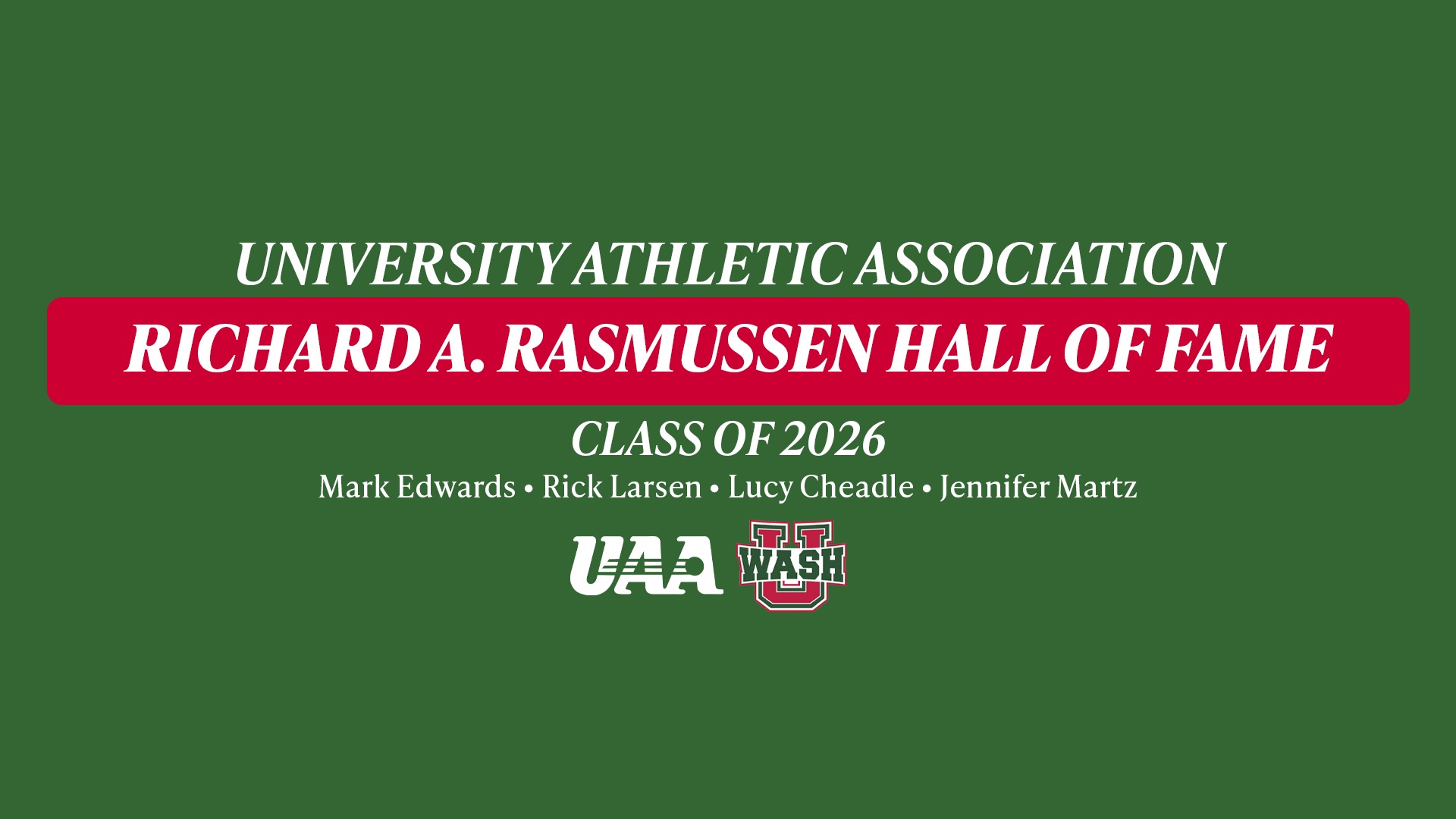 2026 UAA Hall of Fame