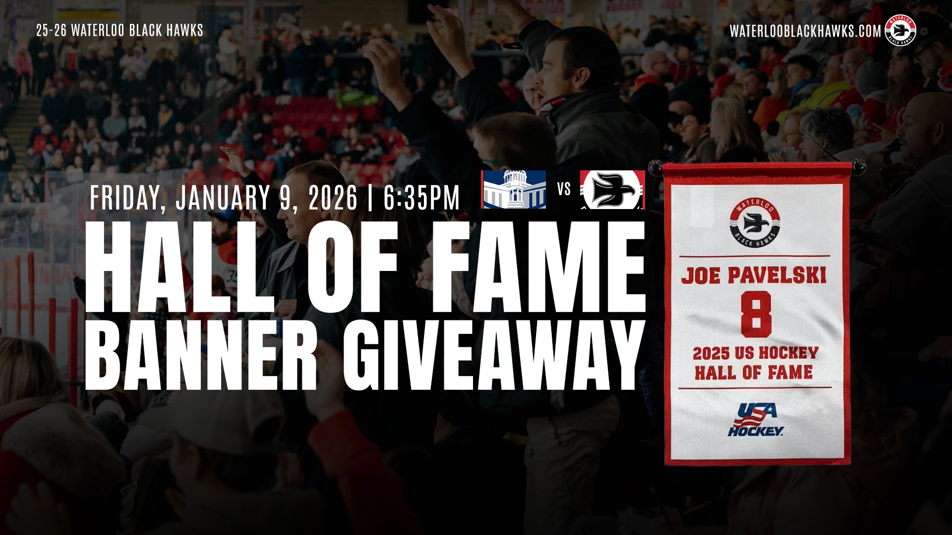 Pavelski HOF Banner Giveaway