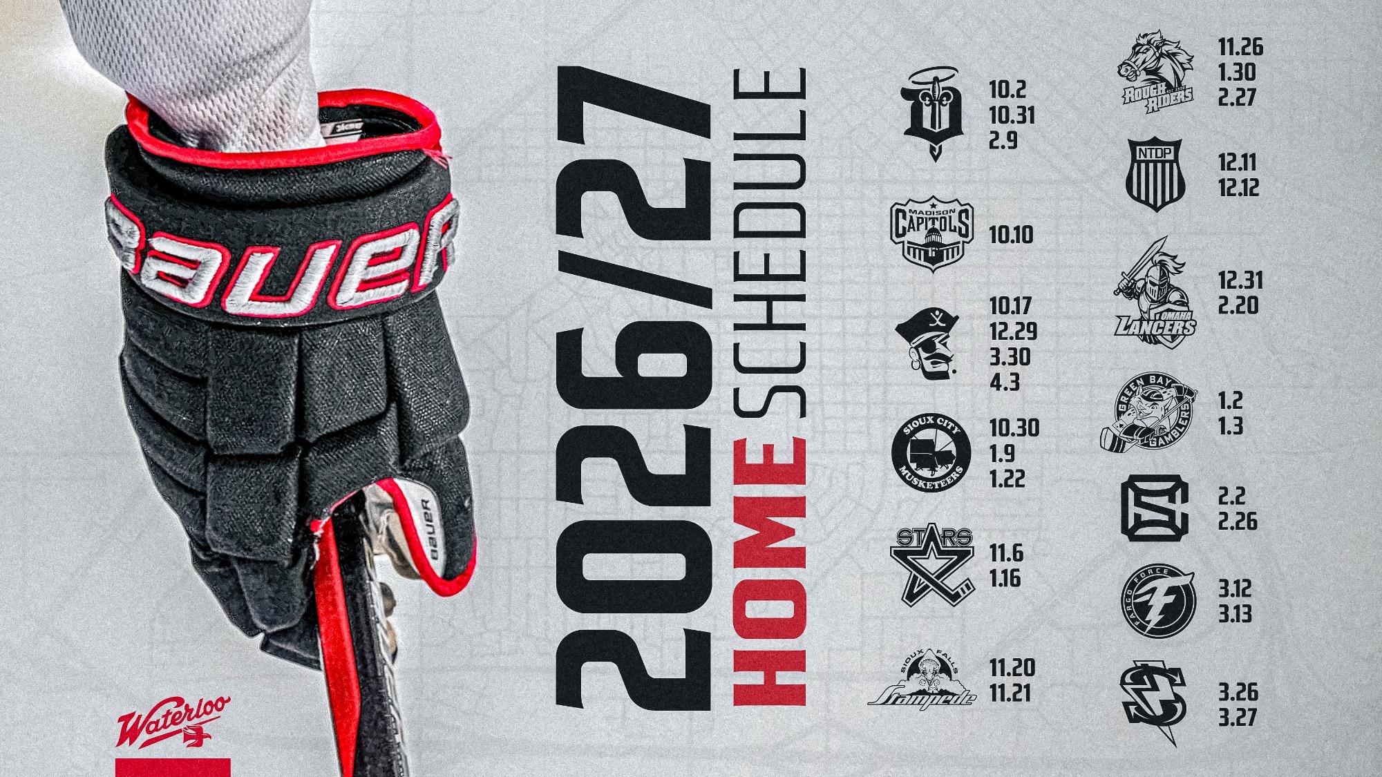26-27 Home Schedule