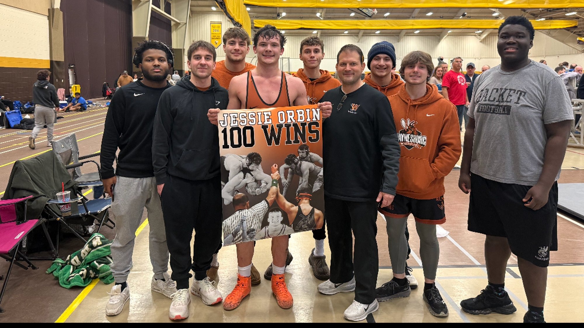 Orbin celebrates 100th win