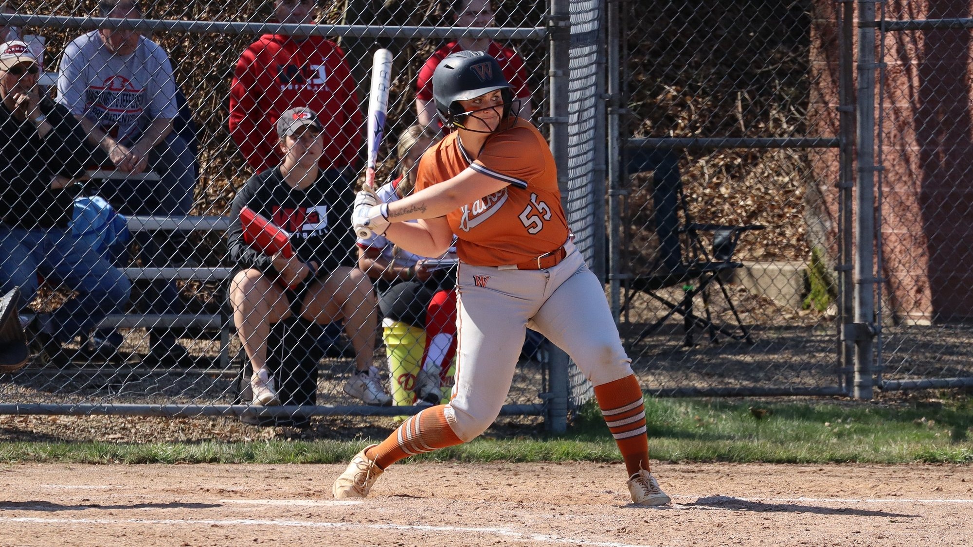 Jamie Kelly at the plate