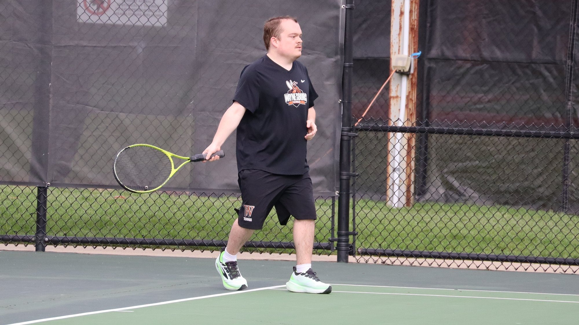 Thomas Torcaso playing tennis