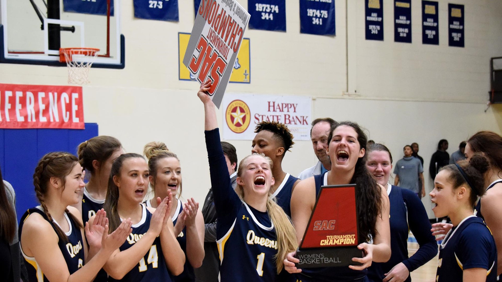 Flying Queens knock off No. 1 OCU again to repeat as SAC Tournament