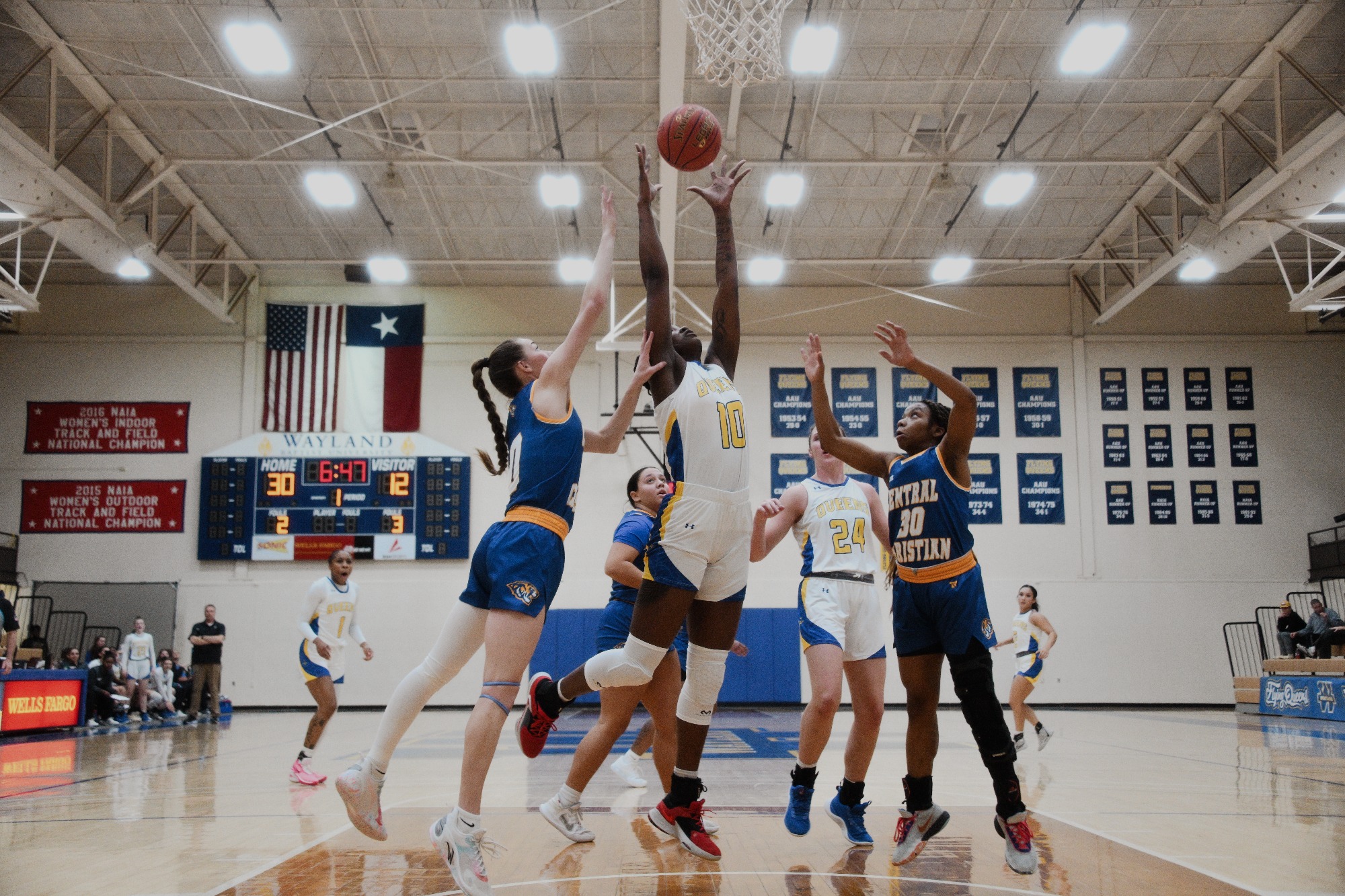 Nestor has Historic Night as Flying Queens Defeat Langston for Sixth