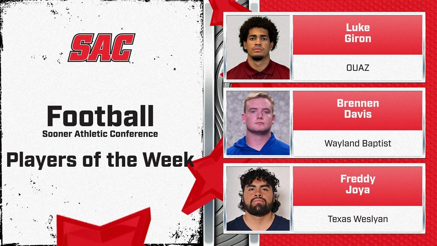 Brennan Davis SAC Football Defensive POTW