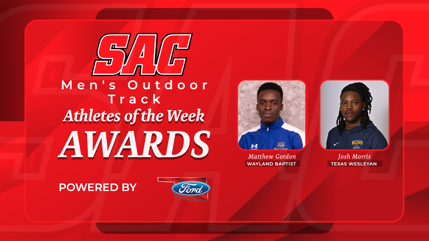 Men's T&F SAC Athlete of the Week MG