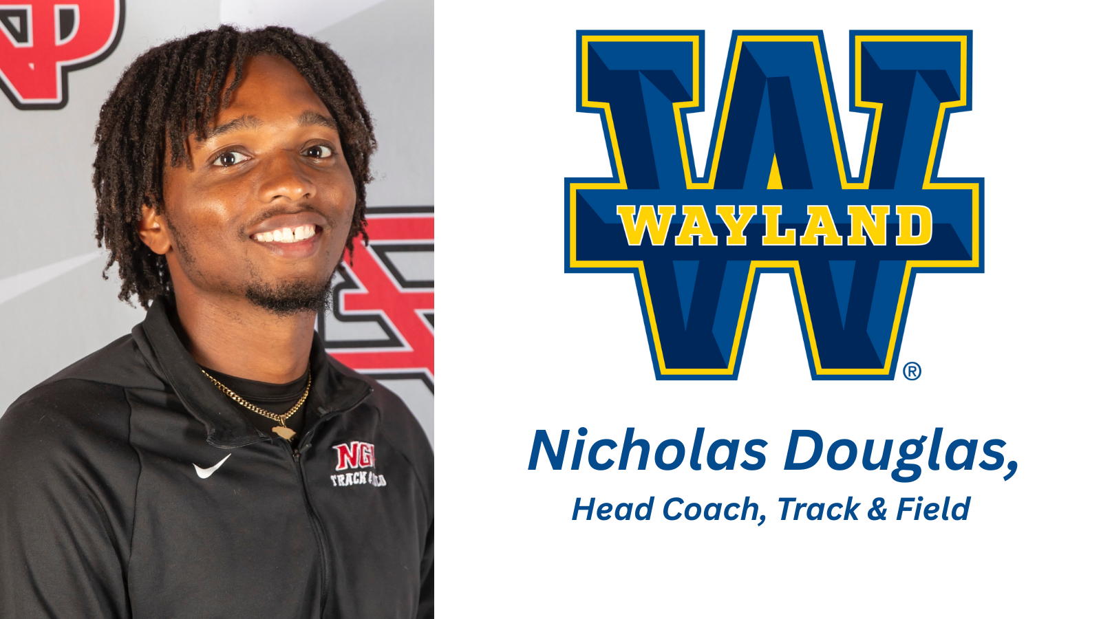 Nicholas Douglas New Track and Field Head Coach