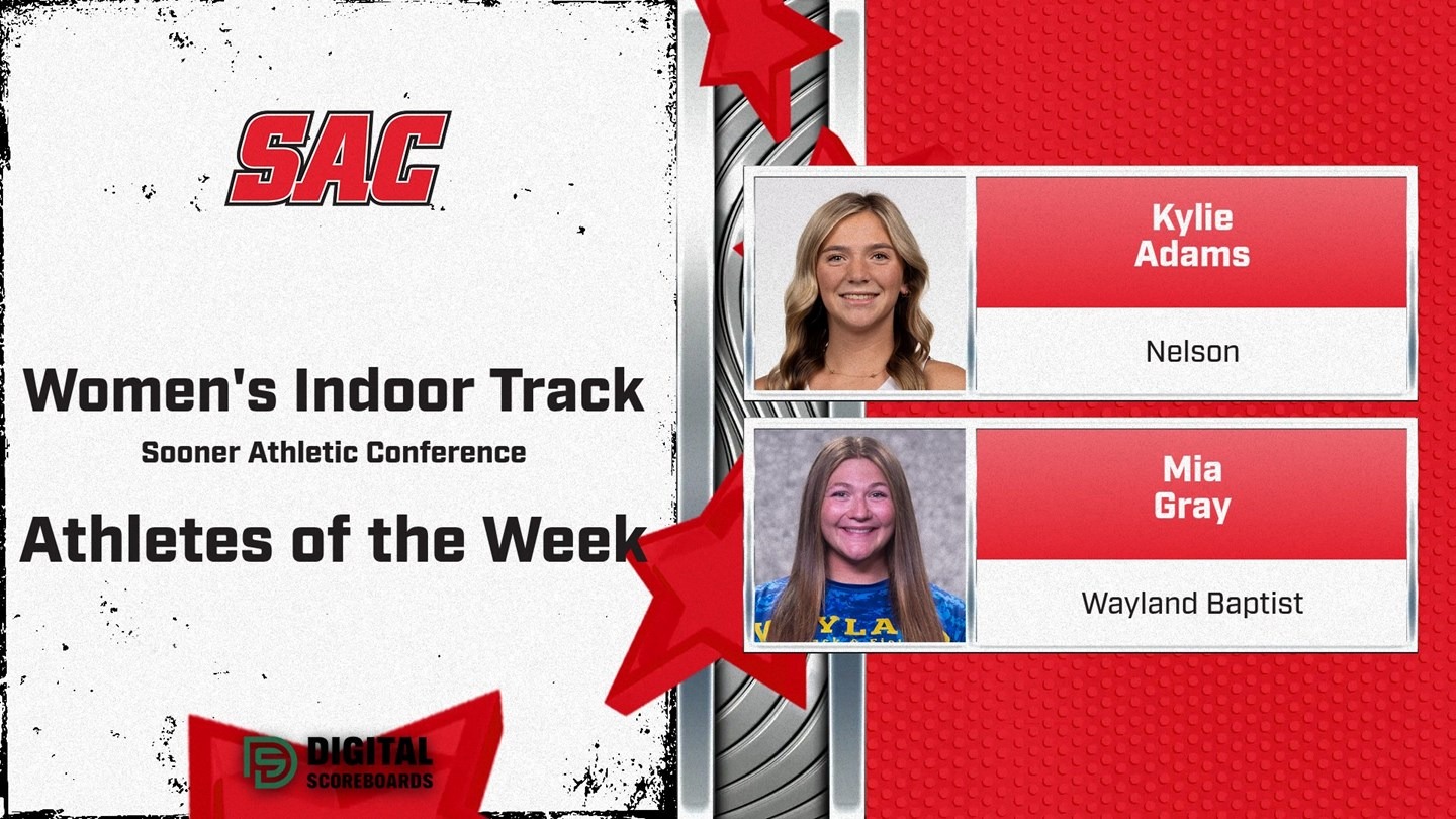 Mia Gray SAC Field Athlete of the Week graphic