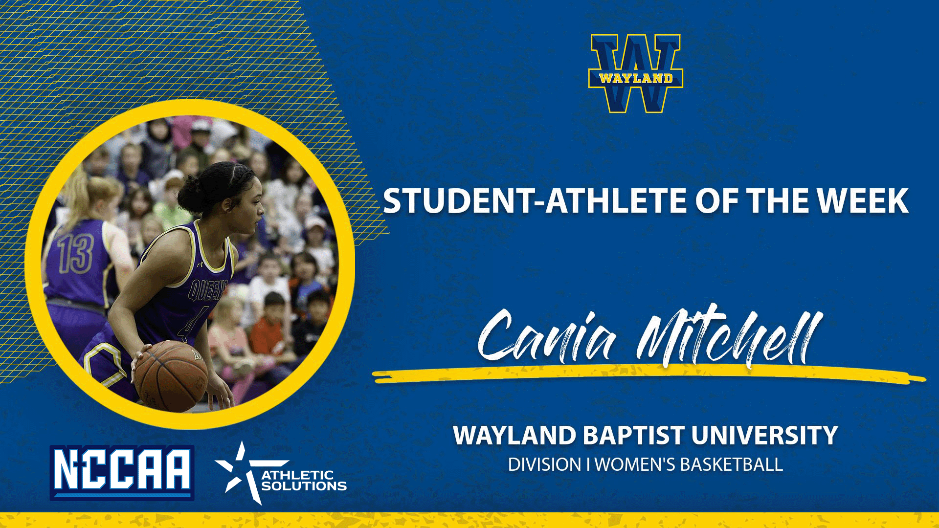 Cania Mitchell NCCAA D1 WBB POTW