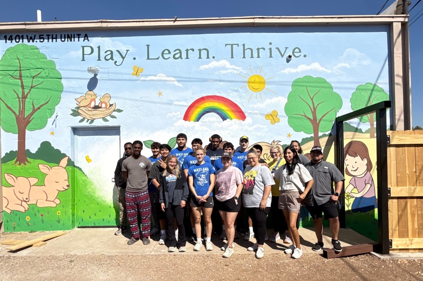 wrestling community service project