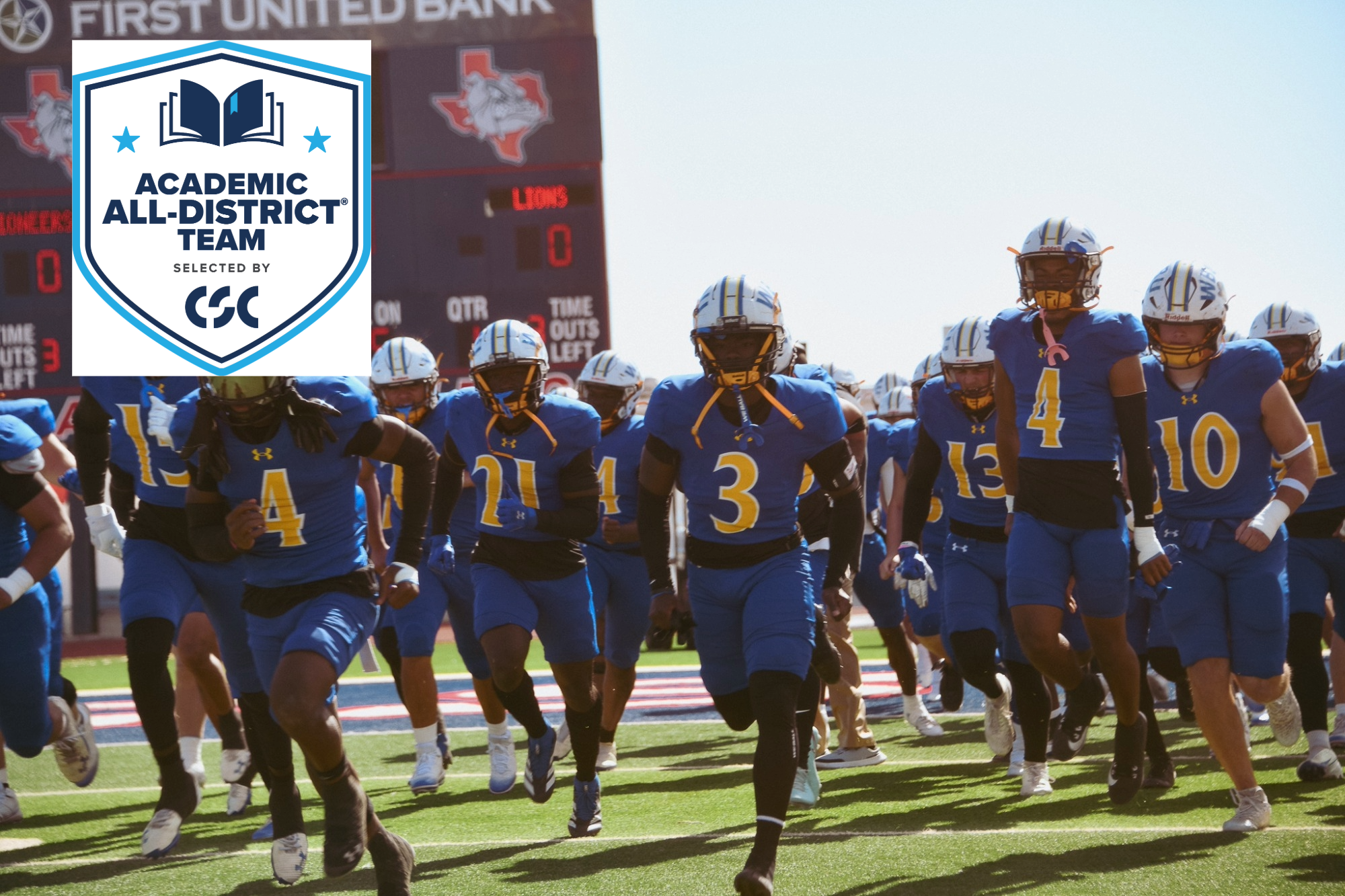 Fall CSC Academic All-District Team