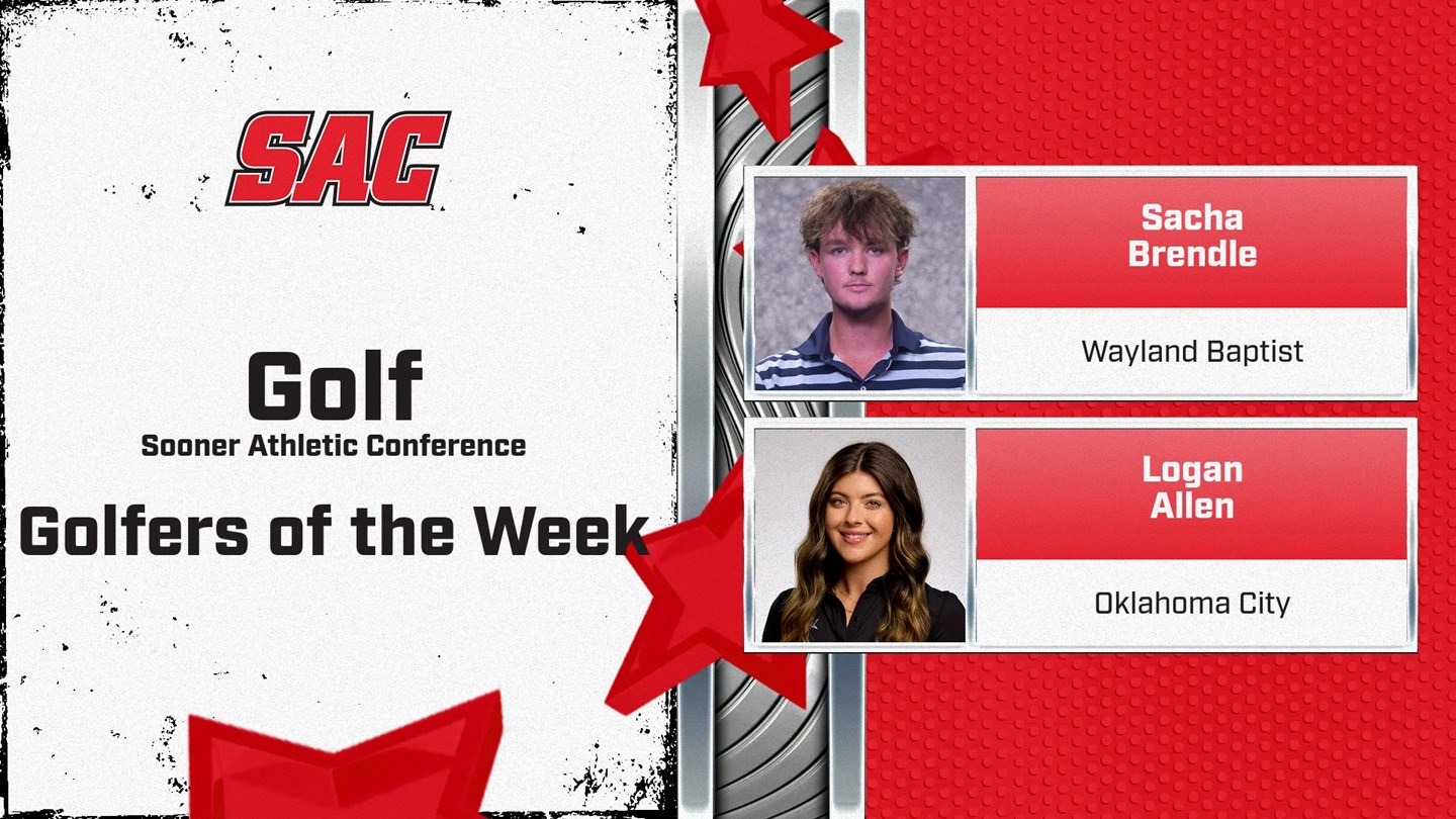 Sacha Brendle SAC men's golfer of the week graphic 2