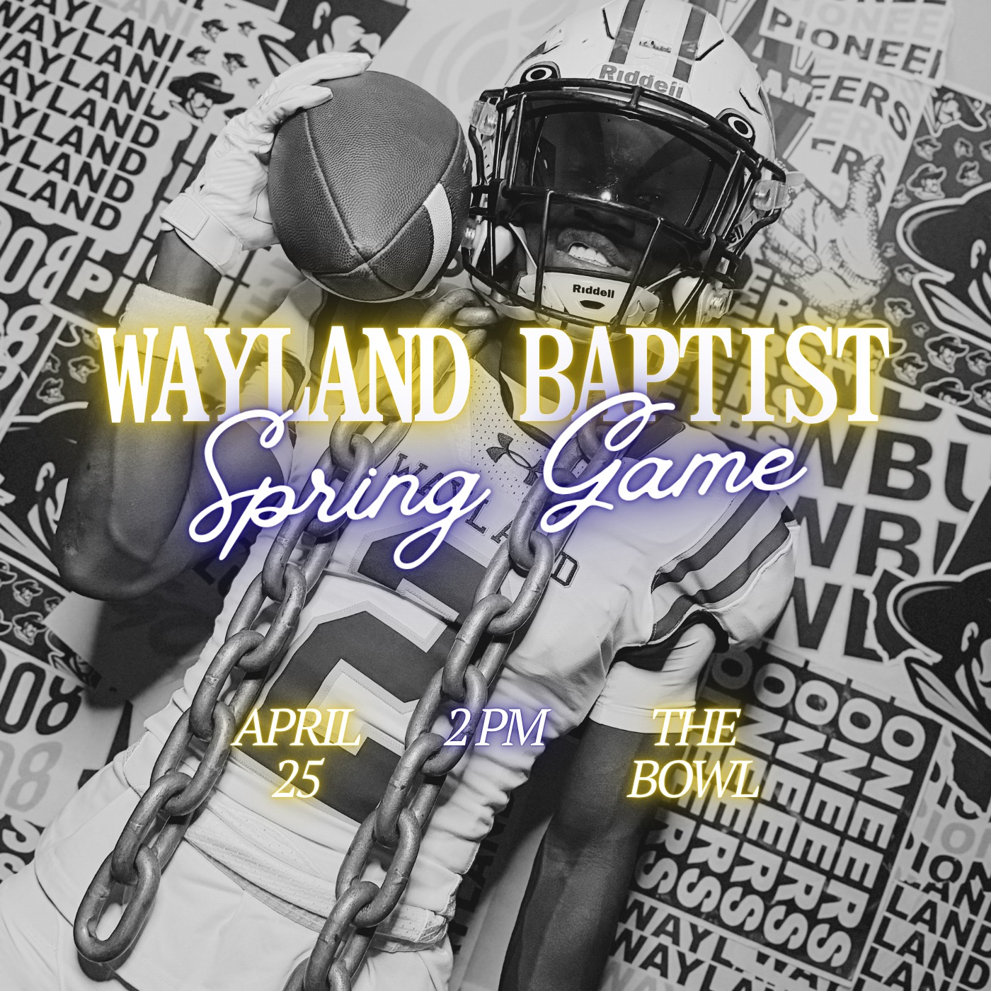 2026 WBU Football Spring Game graphic