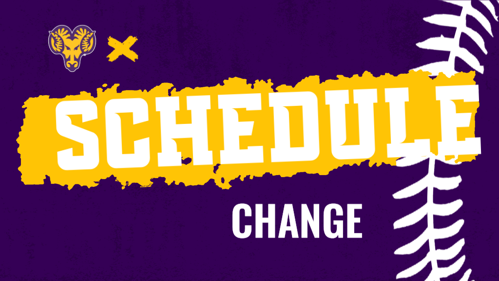 Baseball Softball Schedule Change