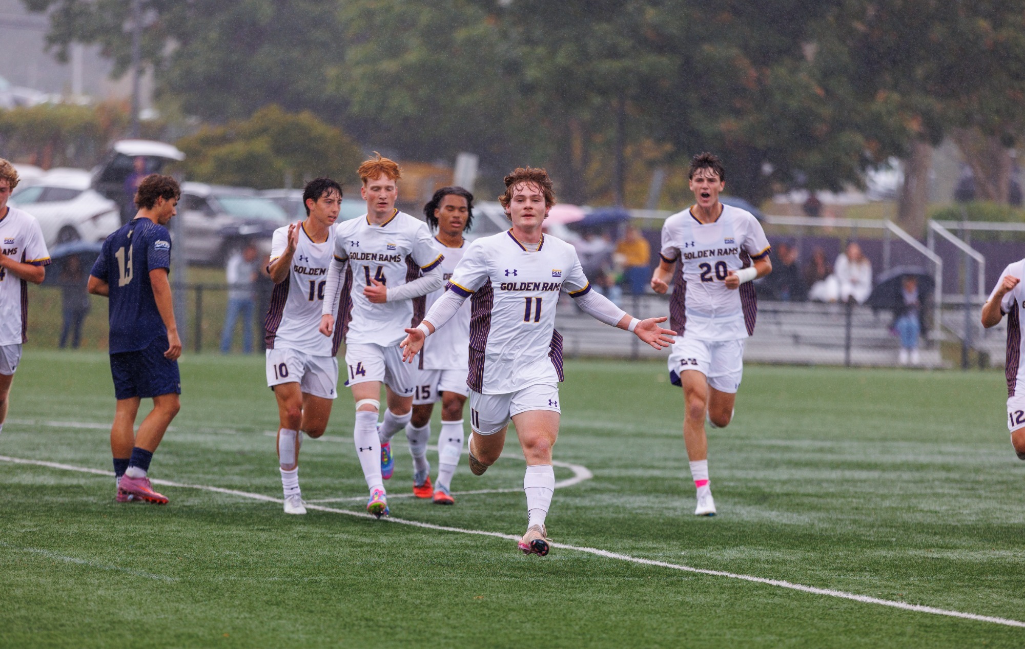 Newman Shep Goal Celebration SY